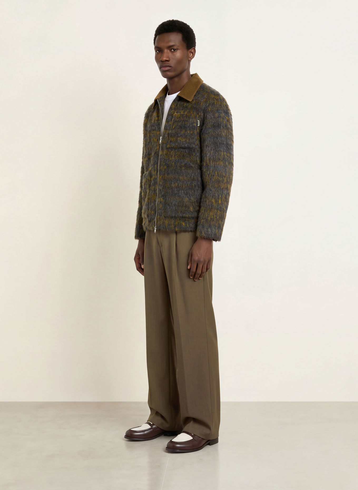 WOODBIRD Overshirt WBBLADE: DARK GREEN / LIGHT GREEN / BLUE