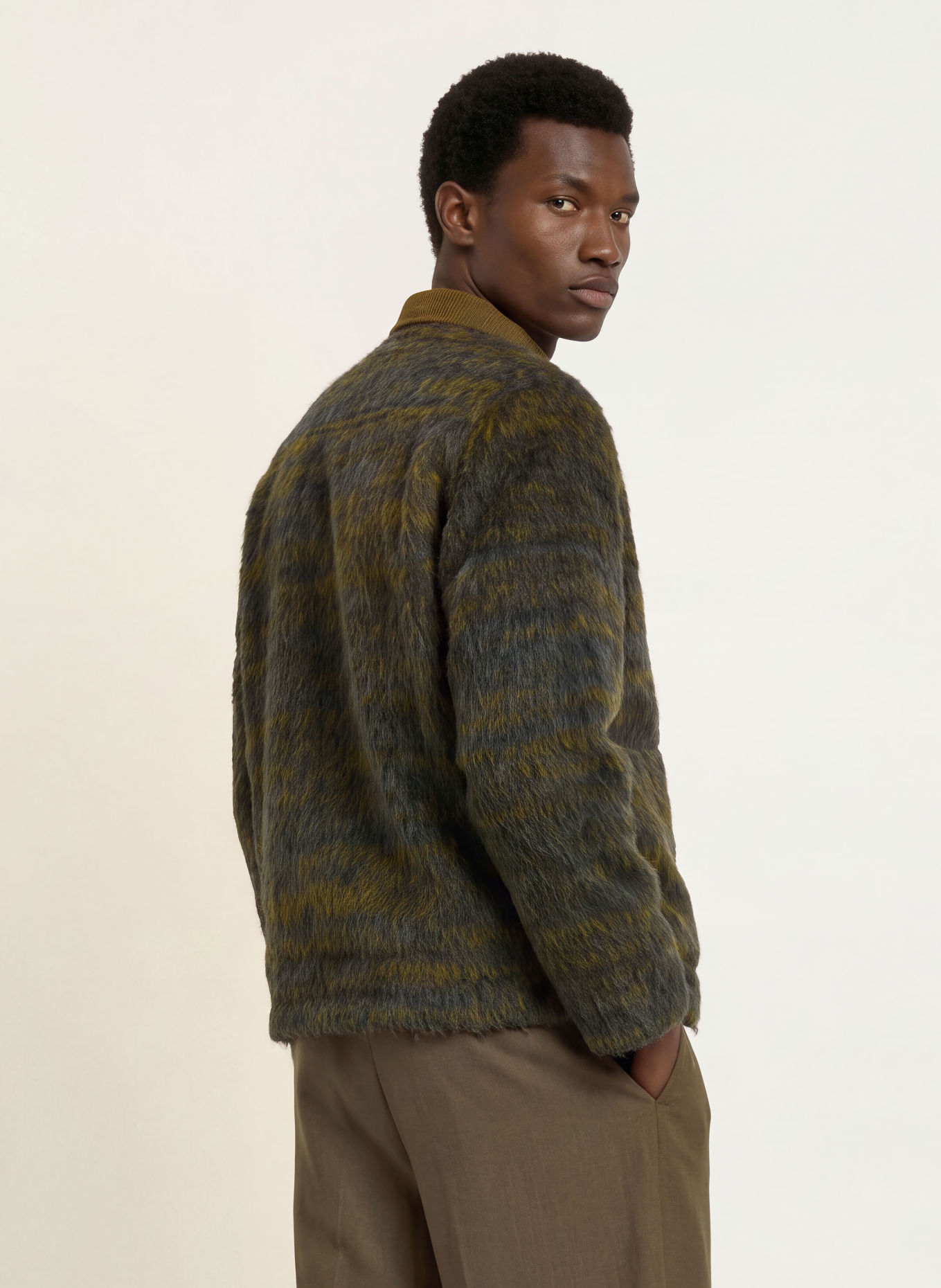 WOODBIRD Overshirt WBBLADE: DARK GREEN / LIGHT GREEN / BLUE