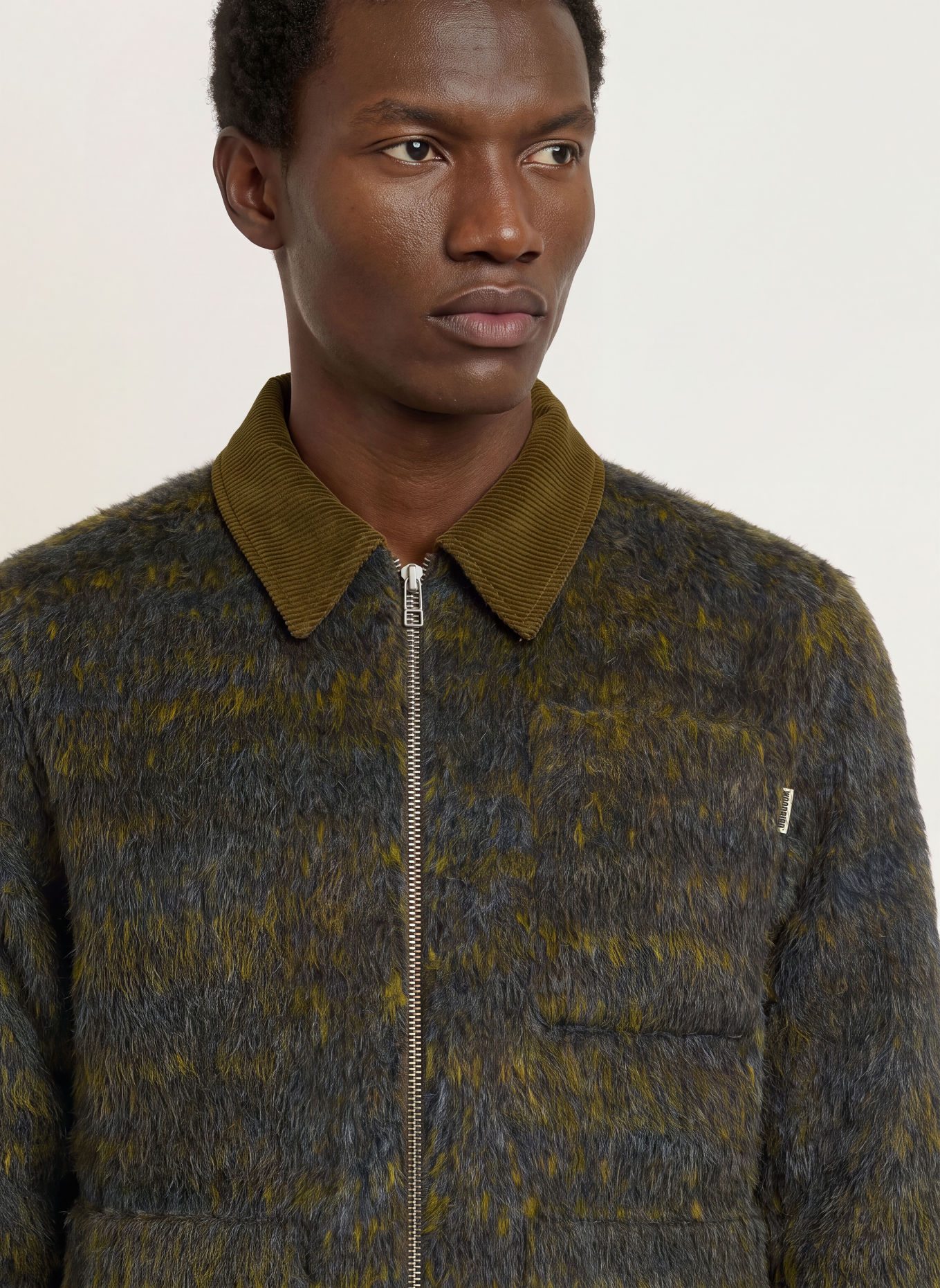 WOODBIRD Overshirt WBBLADE: DARK GREEN / LIGHT GREEN / BLUE