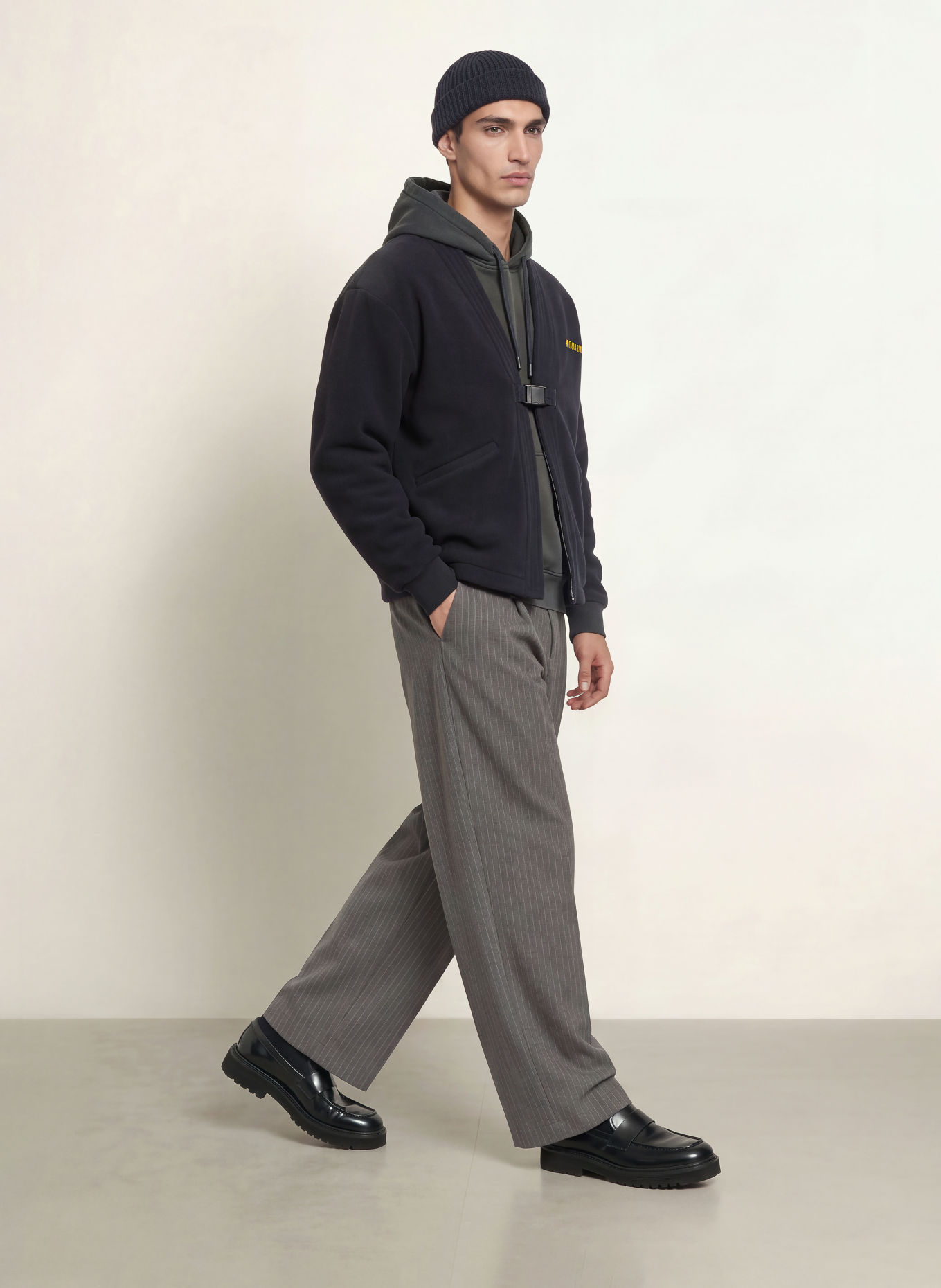 WOODBIRD Overshirt WBWUANG: MÖRKBLÅ