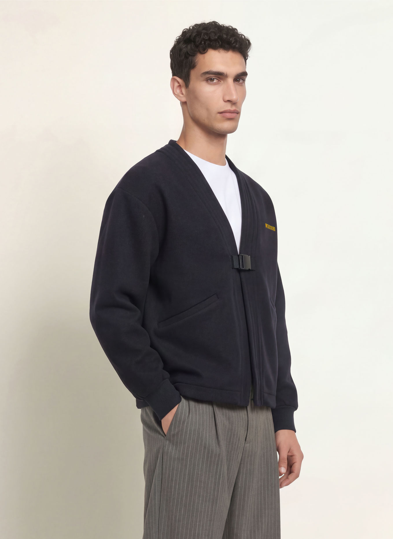 WOODBIRD Overshirt WBWUANG: MÖRKBLÅ