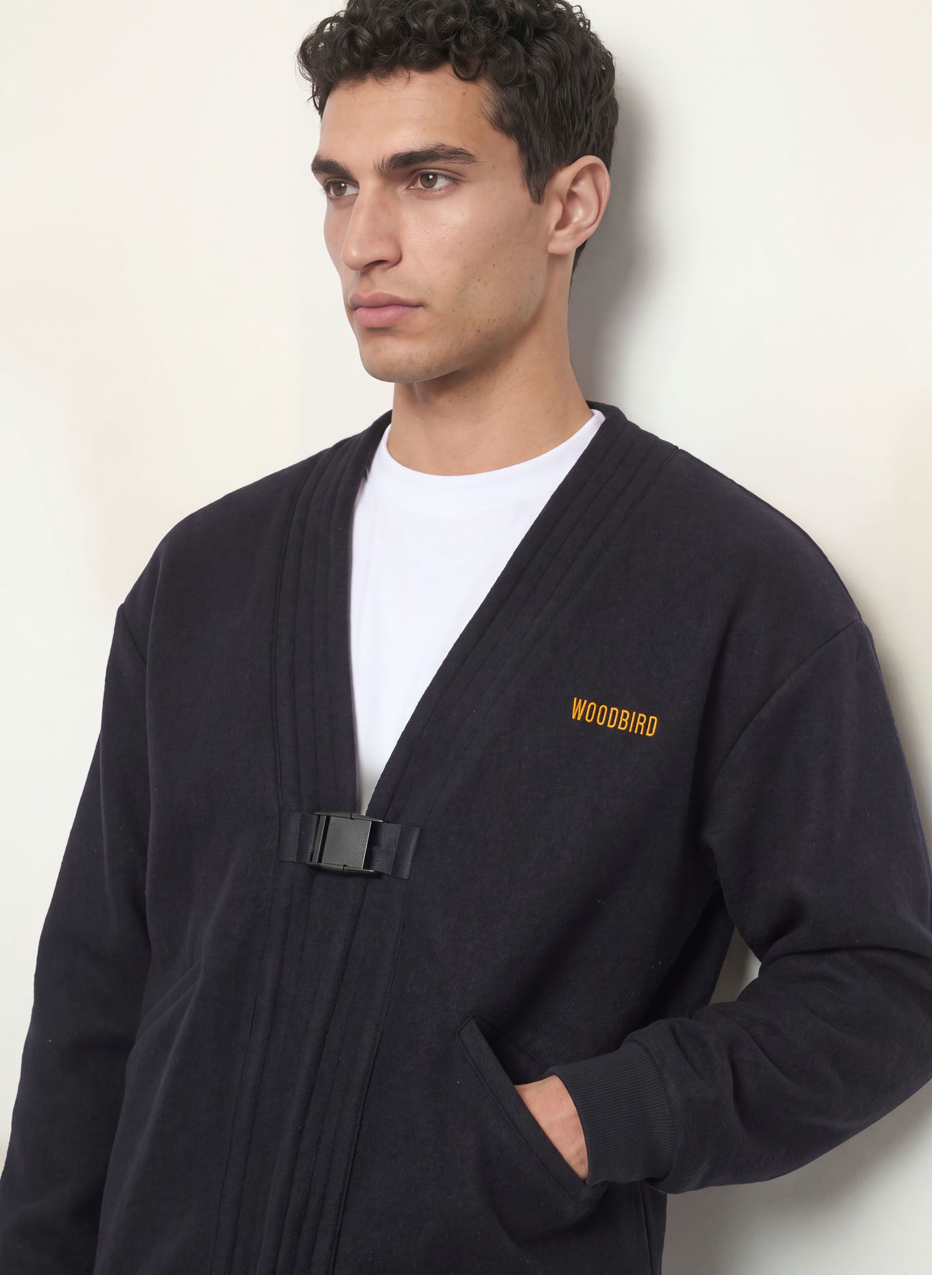 WOODBIRD Overshirt WBWUANG: MÖRKBLÅ