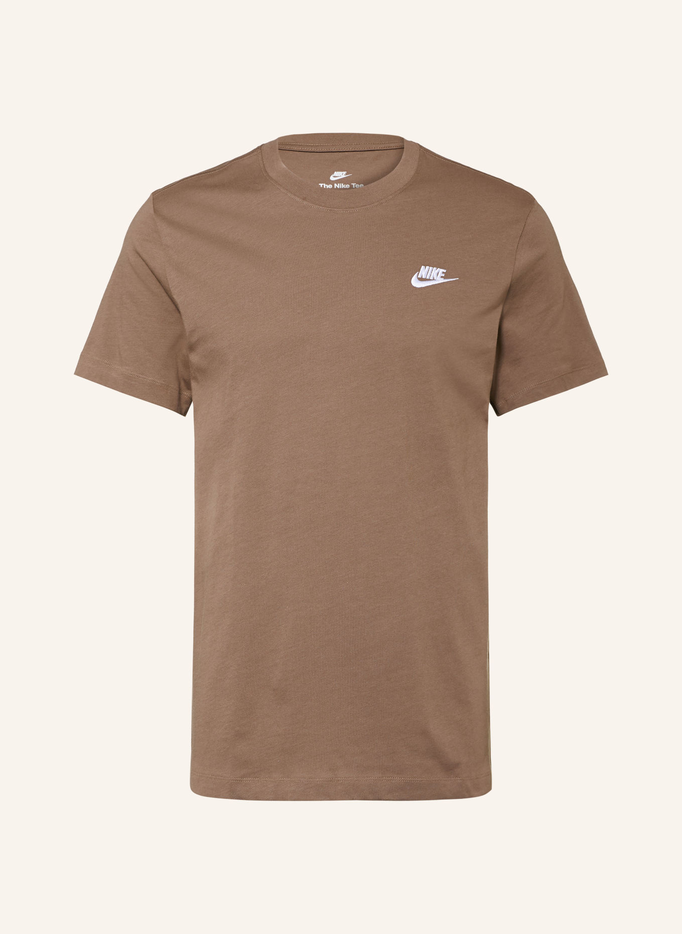 Nike SPORTSWEAR CLUB T-shirt: DARK BROWN