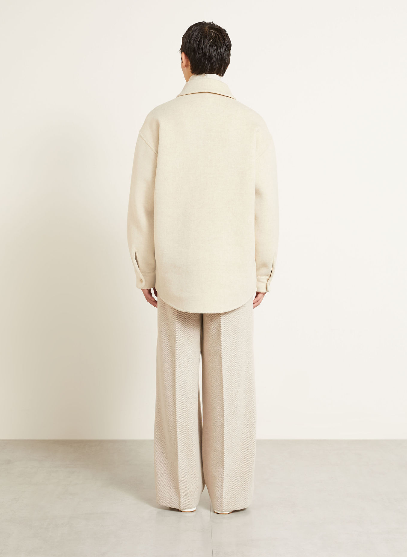 JACQUEMUS Overjacket LA VESTE BOULANGER: BEIGE