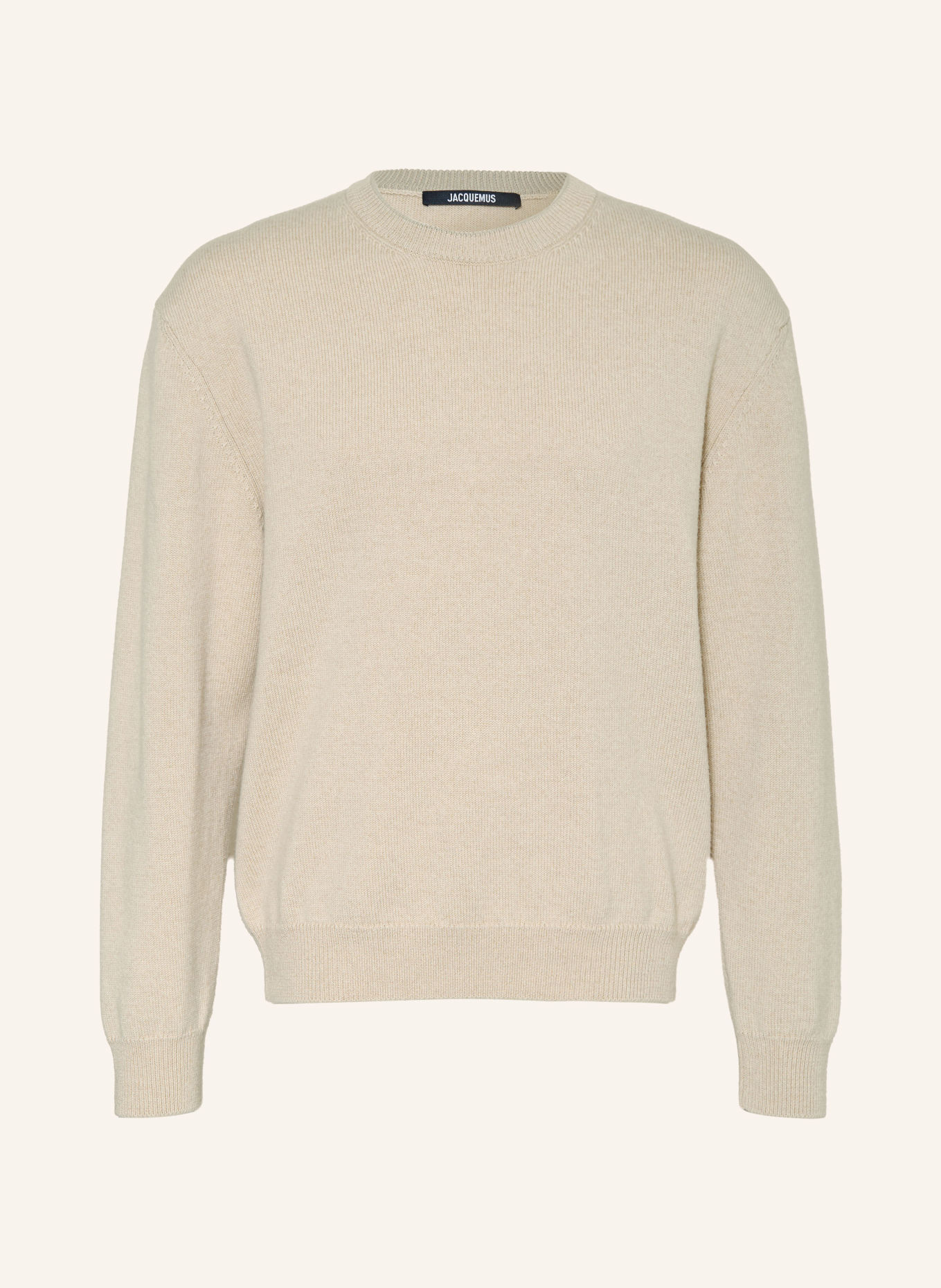 JACQUEMUS Pullover LA MAILLE MOULIN: BEIGE