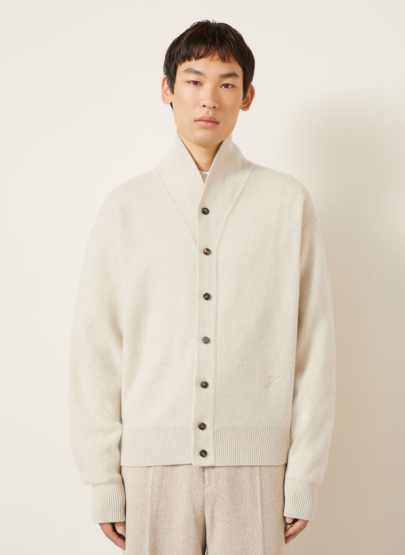JACQUEMUS Cardigan LE CARDIGAN PELOTA: LIGHT BROWN