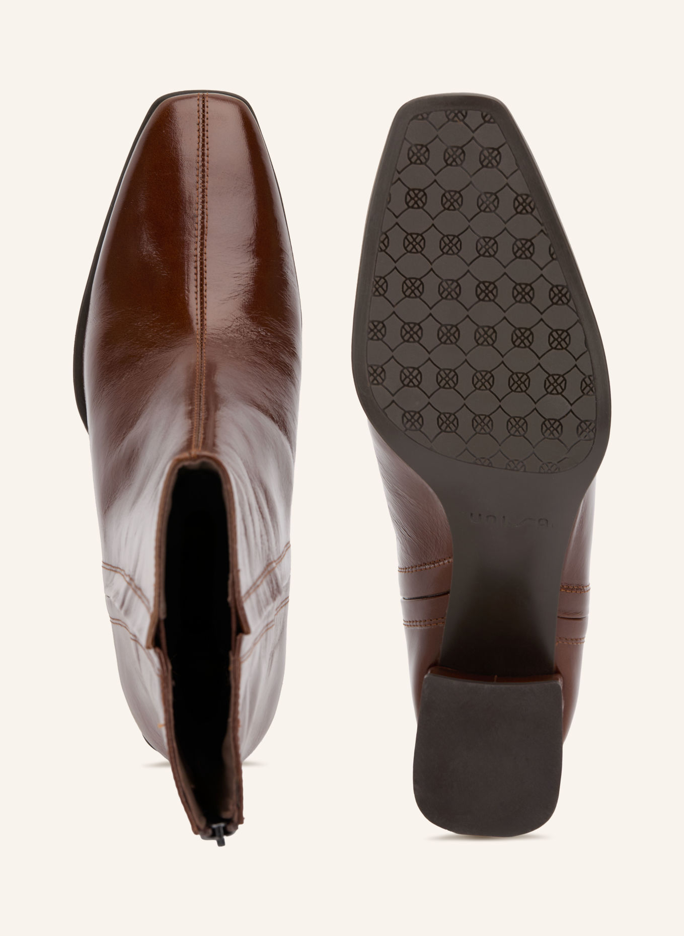 UNISA LUCAS Ankle boots: BROWN