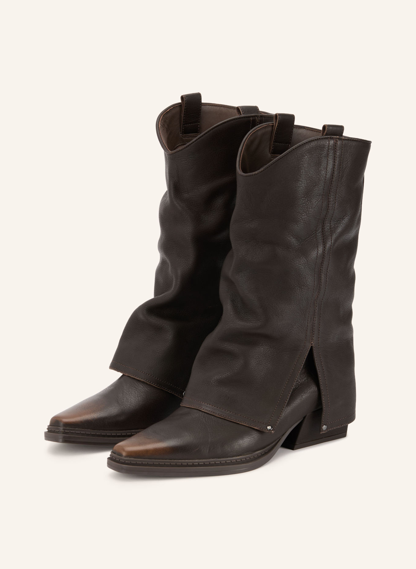 UNISA Cowboy Boots GURIA: DUNKELBRAUN