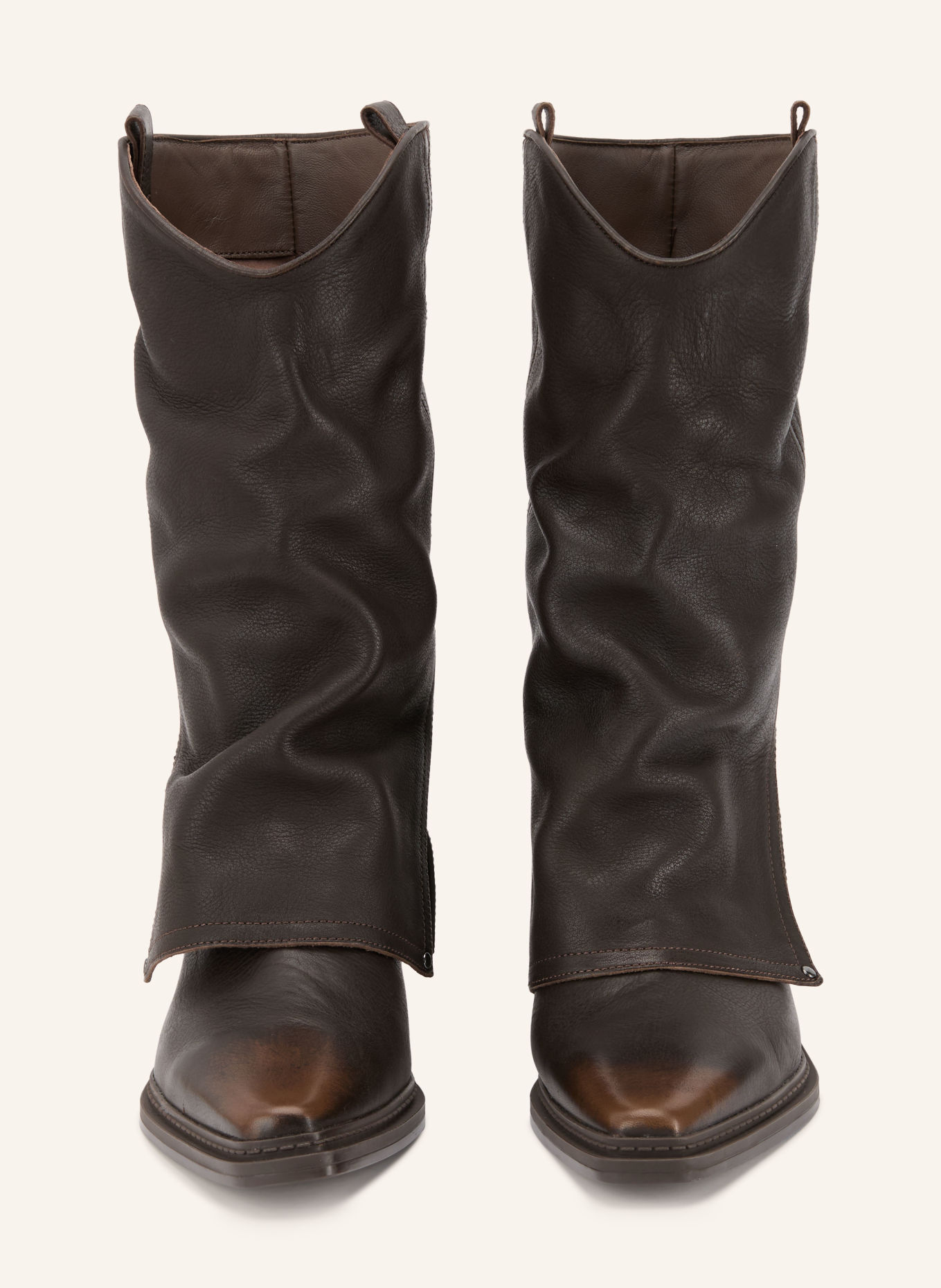 UNISA Cowboy Boots GURIA: DUNKELBRAUN