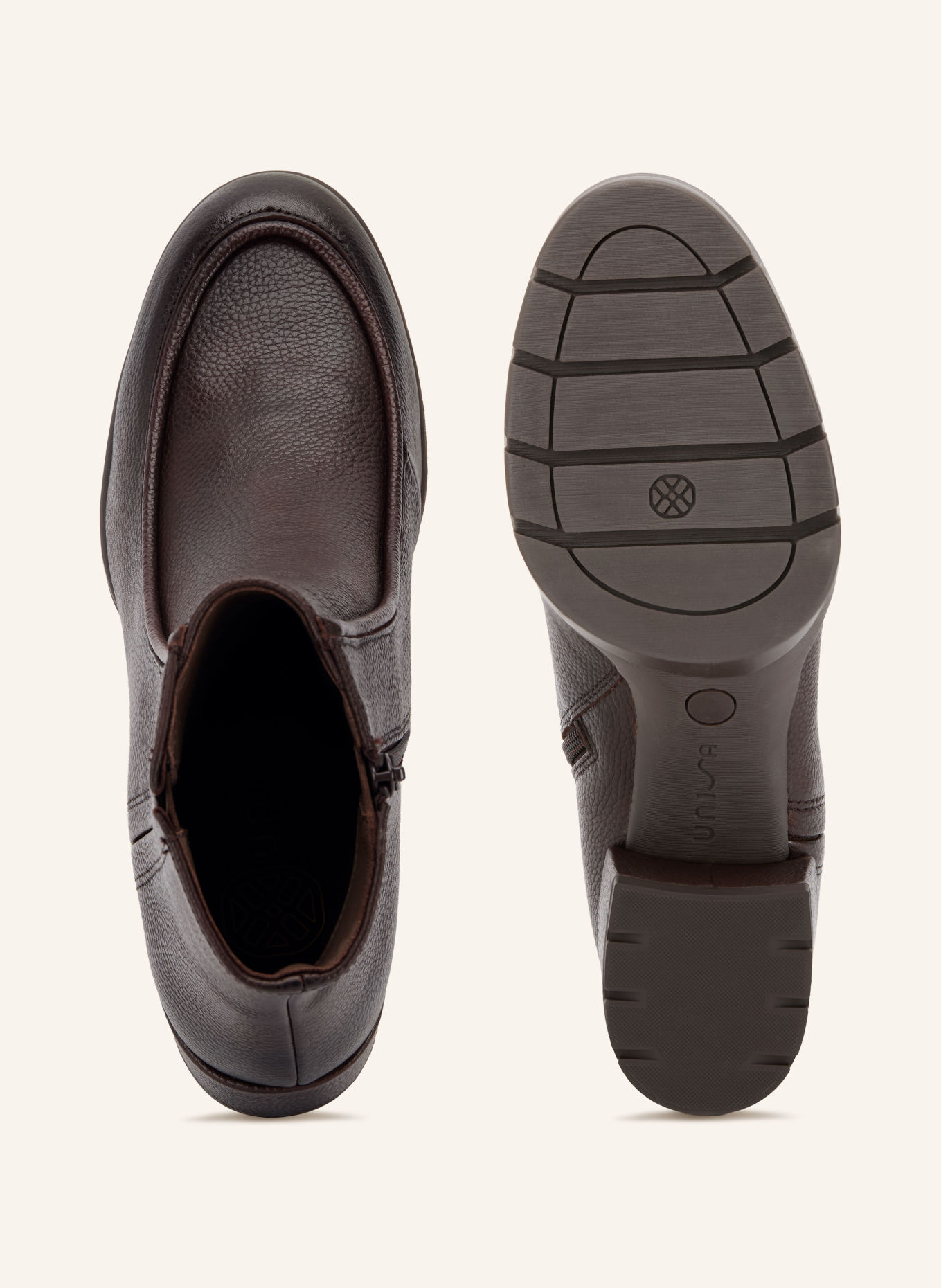 UNISA Stiefeletten JEQUE_ALA: DUNKELBRAUN