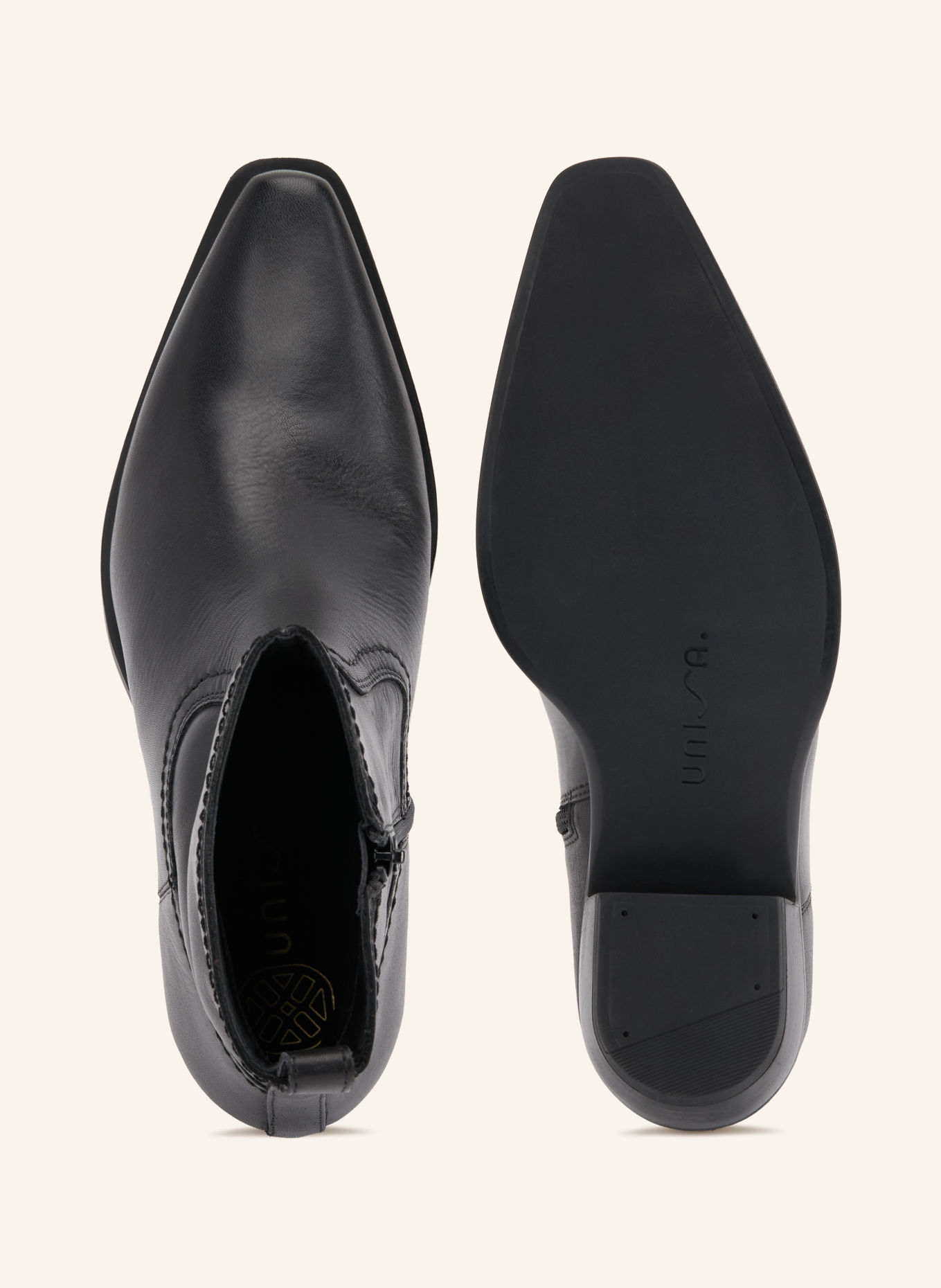 UNISA Cowboy Boots FITO: SCHWARZ