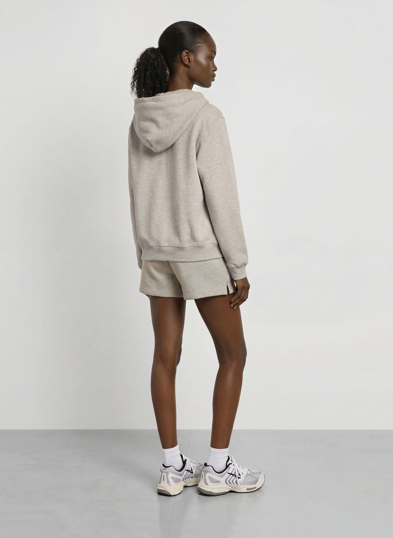 Nike Sweat zippé STUDIO: GRIS