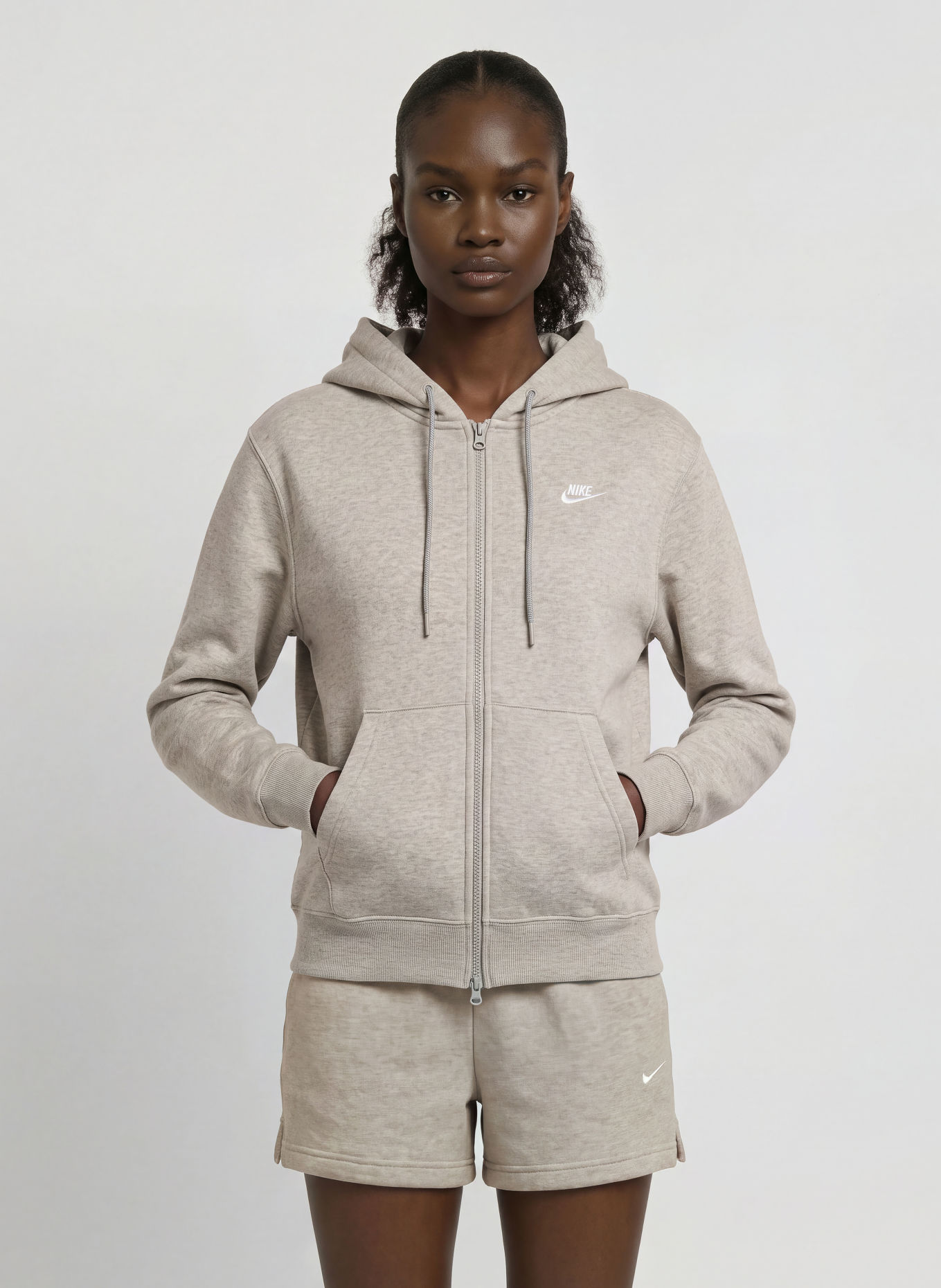 Nike Sweat zippé STUDIO: GRIS