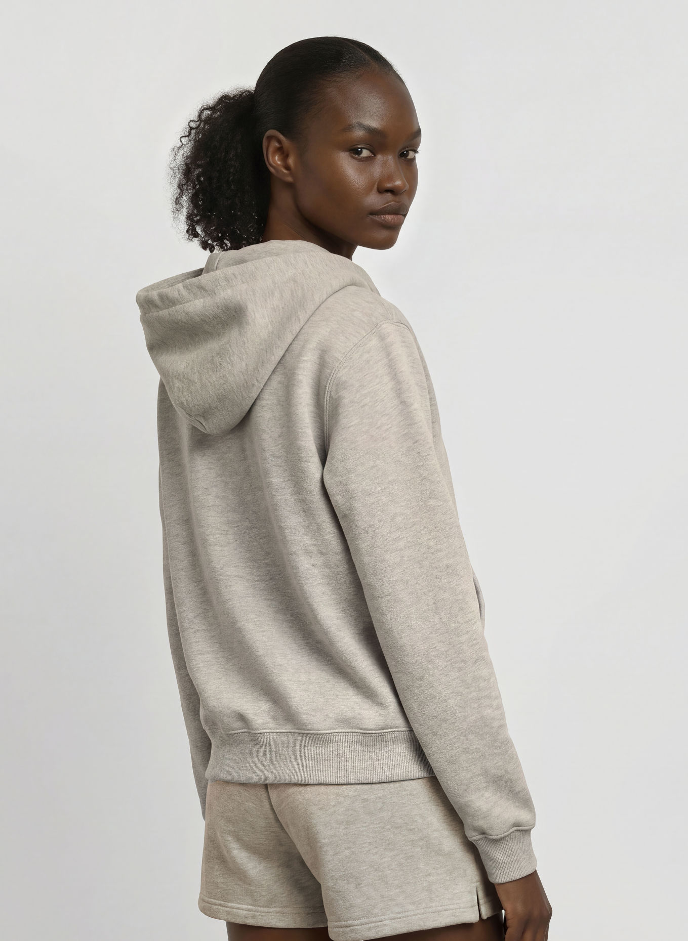 Nike Sweat zippé STUDIO: GRIS