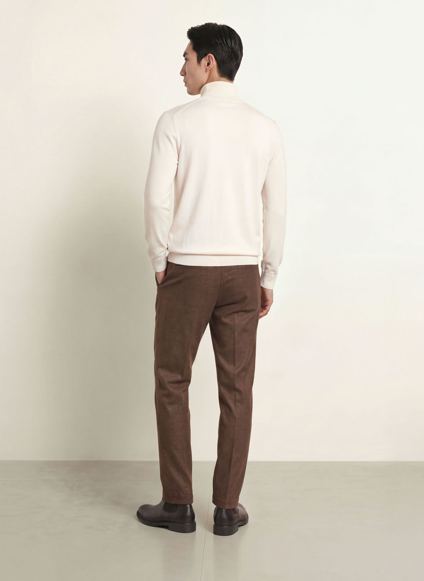 BOSS KANE Modern Regular Fit Chinos: BROWN