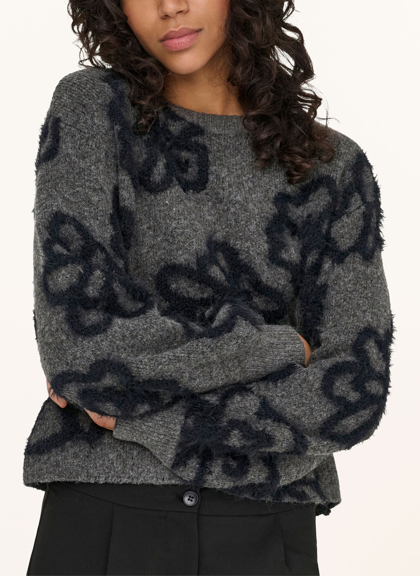 ONLY Sweater: GRAY / BLACK