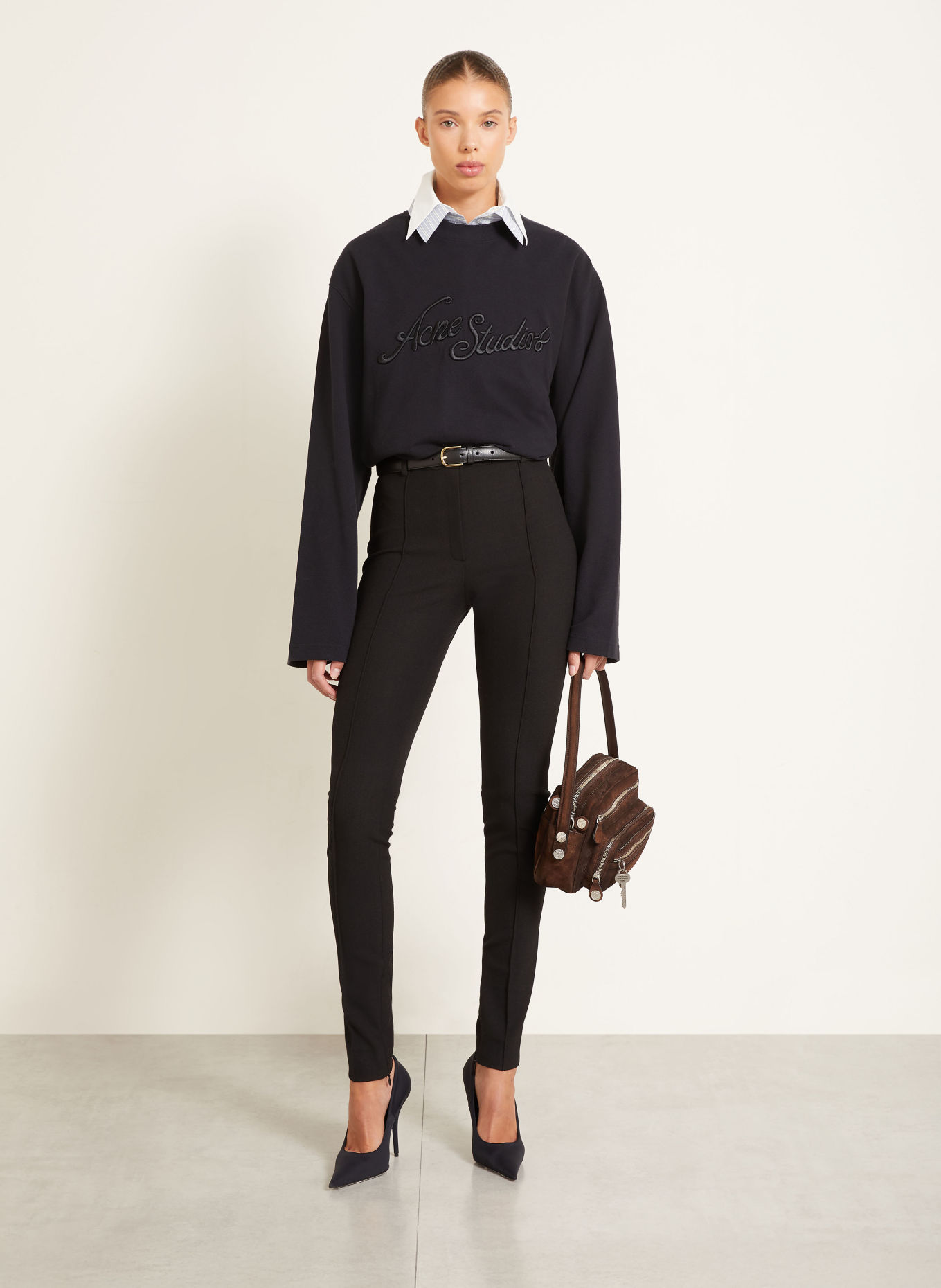 Acne Studios Legíny: ČERNÁ