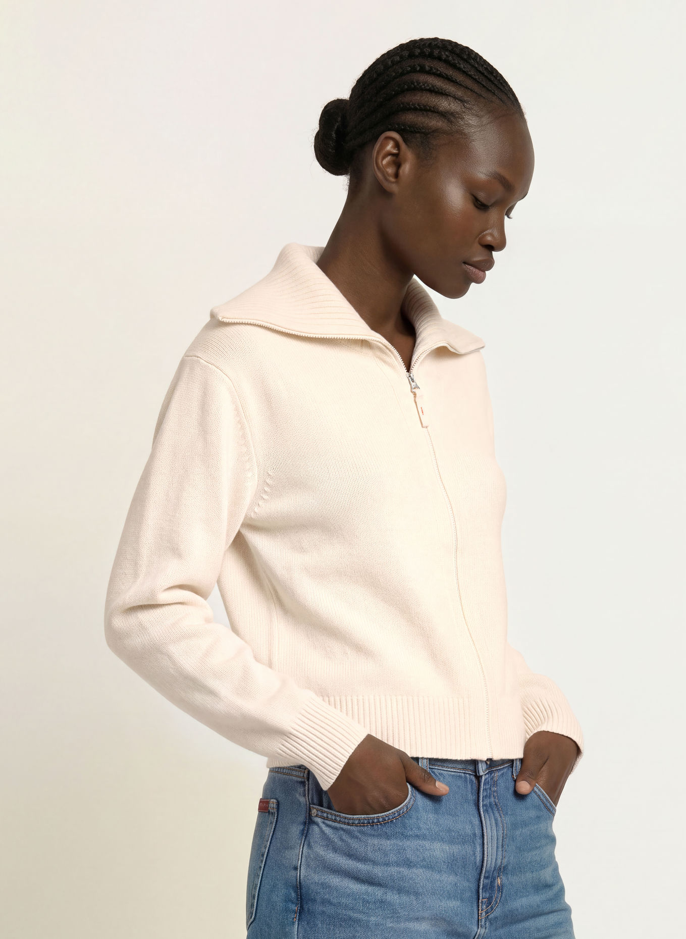 PARAJUMPERS Strickjacke SPINGA: CREME