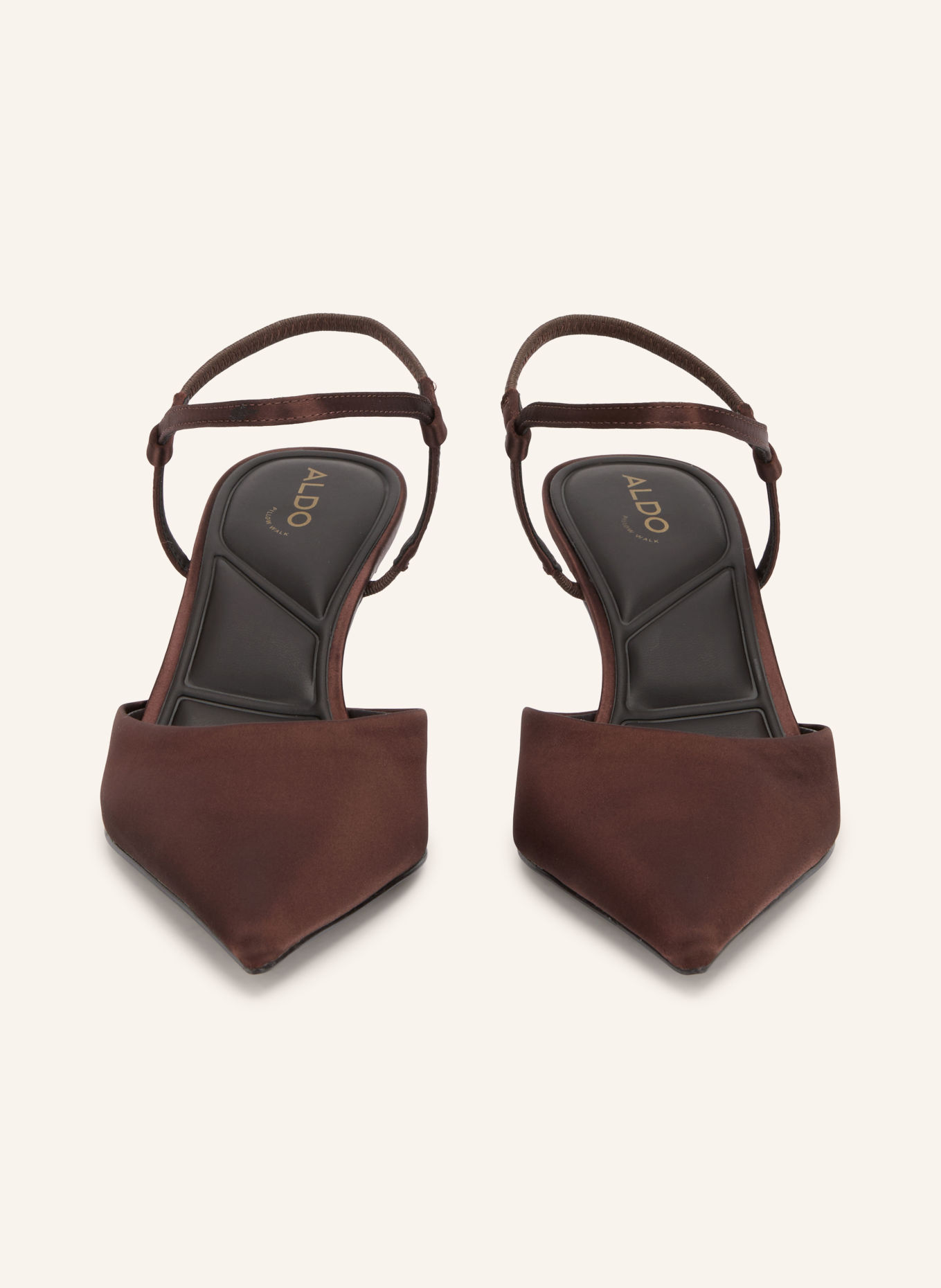 ALDO JASMYNEE Slingback Pumps: DARK BROWN