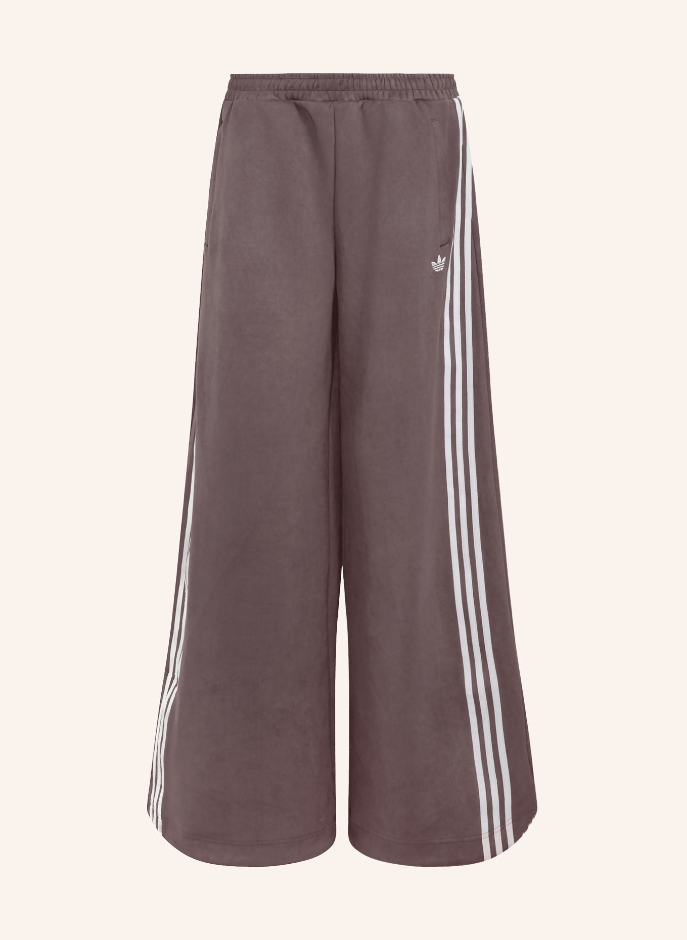 adidas Originals Track Pants ADILENIUM SEASON 6 FAUX SUEDE: DUNKELBRAUN / WEISS