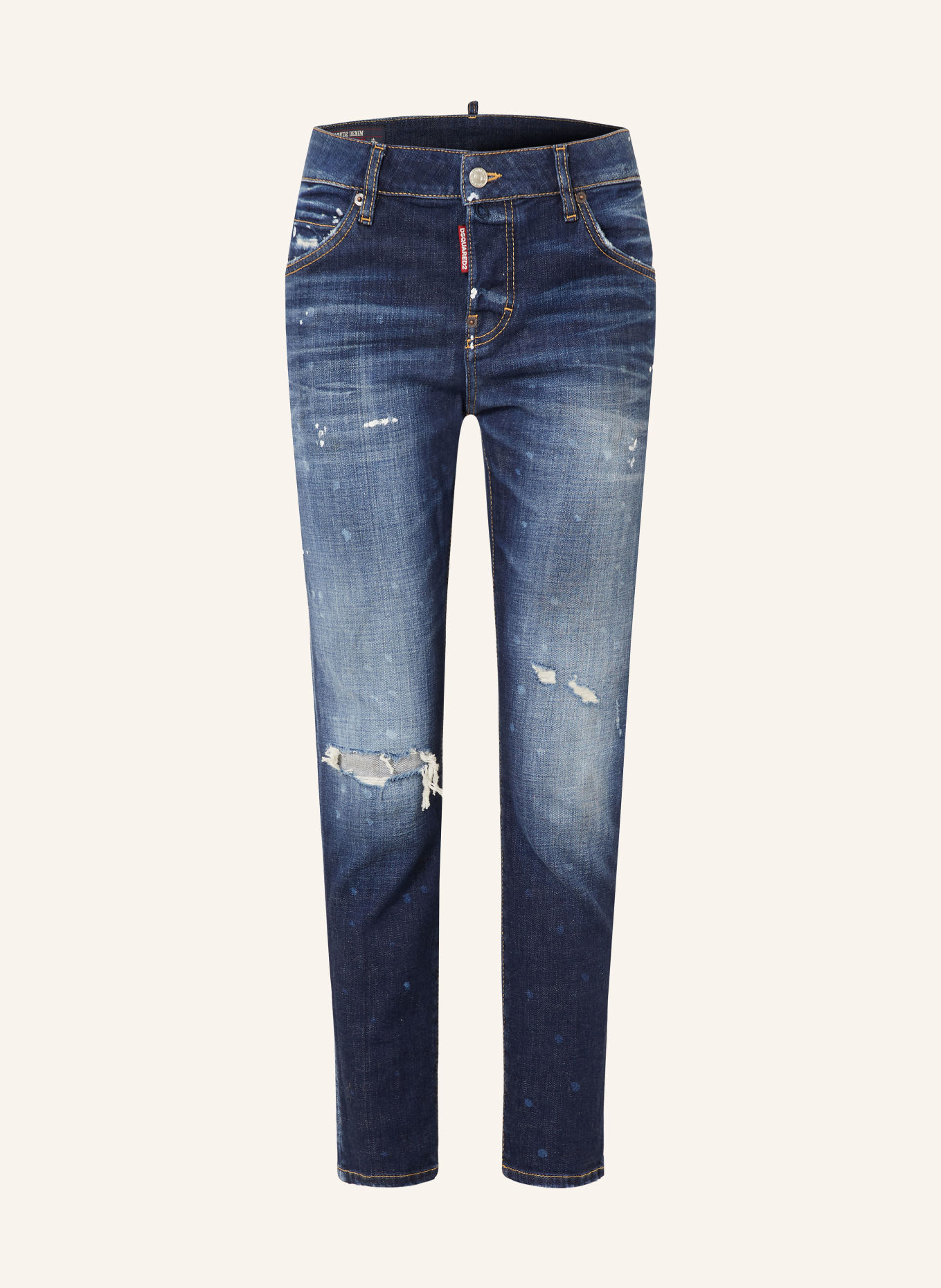 DSQUARED2 TEDDY Skinny jeans: 470 NAVY BLUE