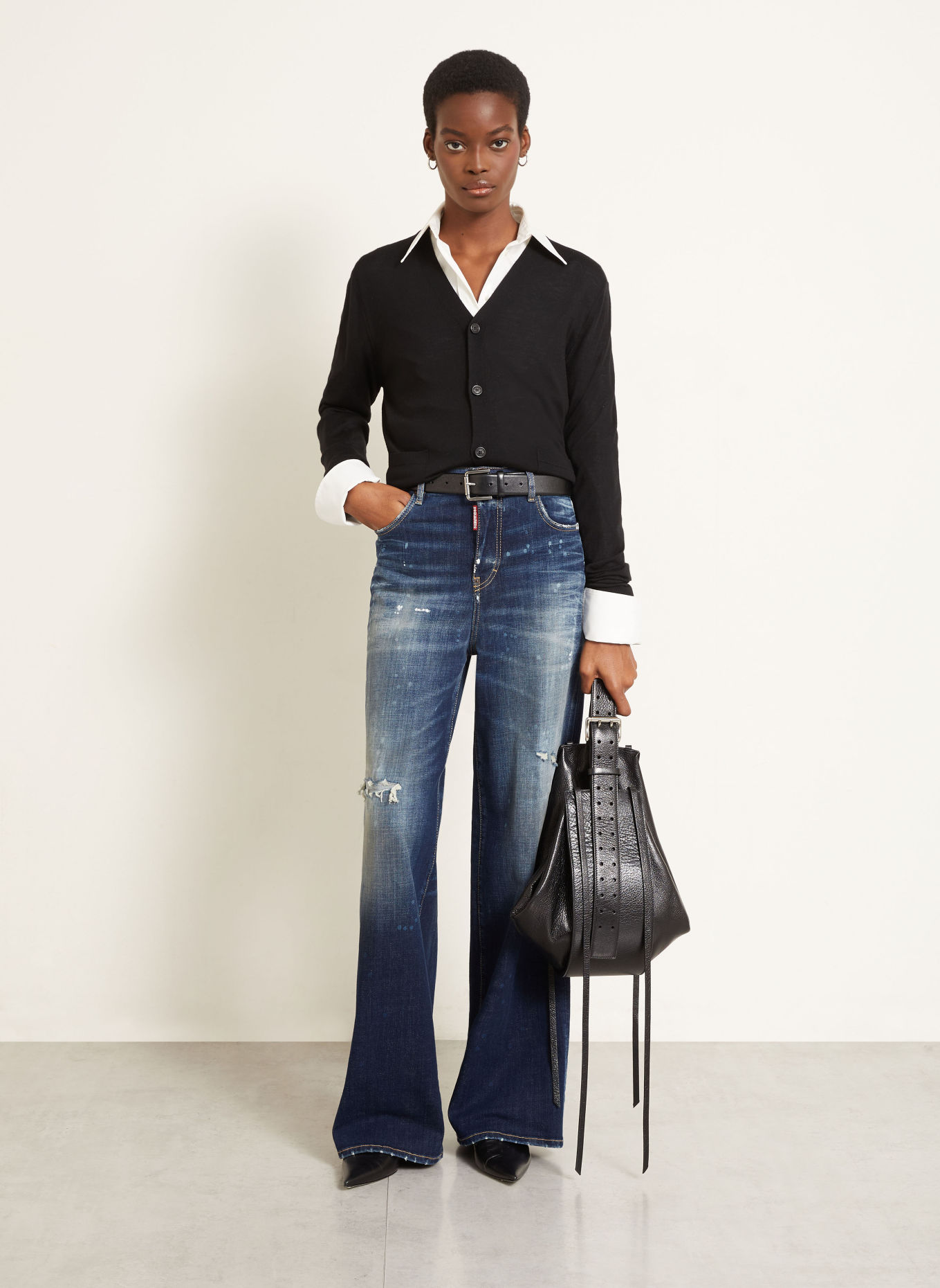 DSQUARED2 Wide-Leg jeans Baggy Jeans: 470 NAVY BLUE