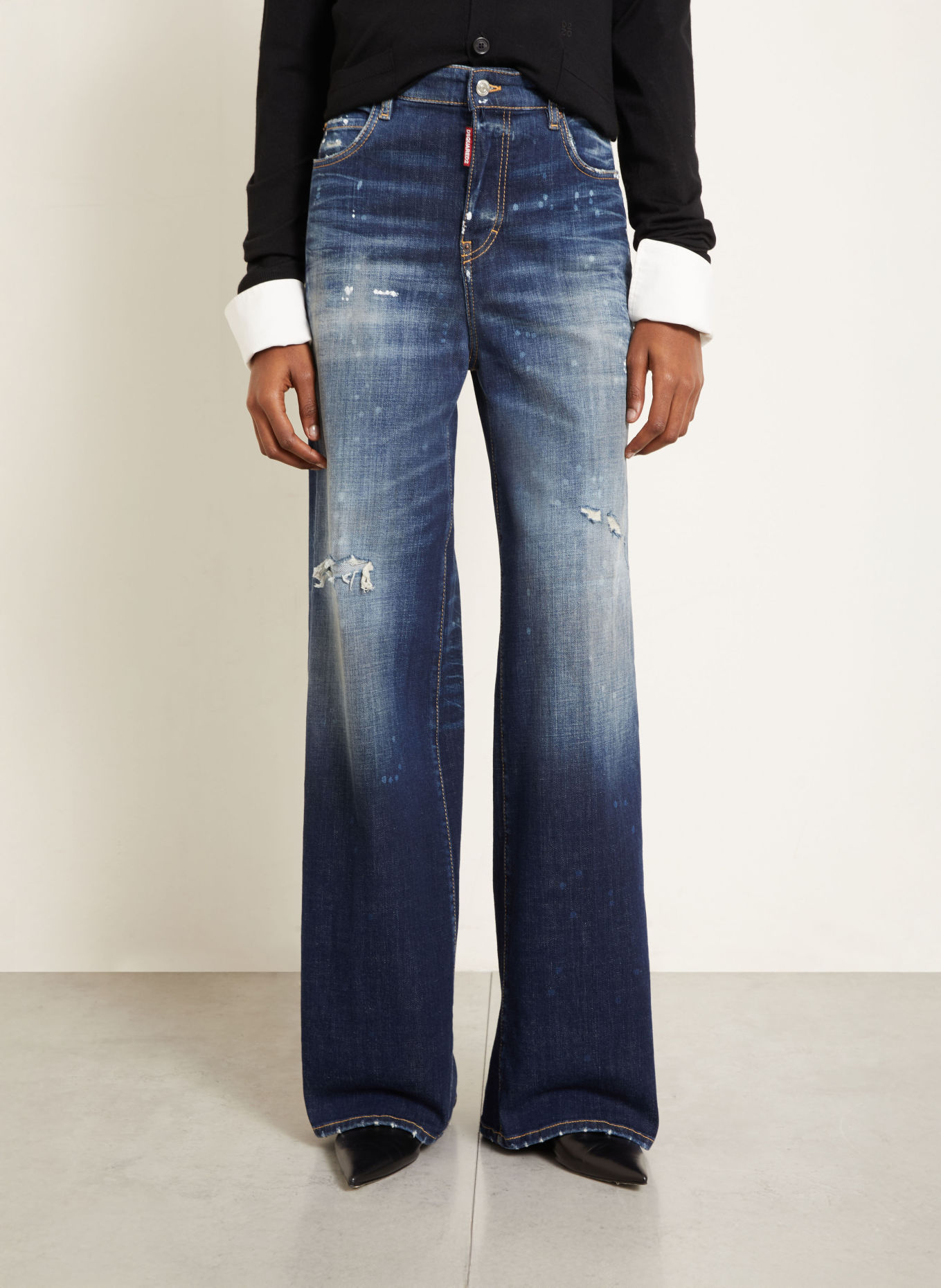 DSQUARED2 Wide-Leg jeans Baggy Jeans: 470 NAVY BLUE
