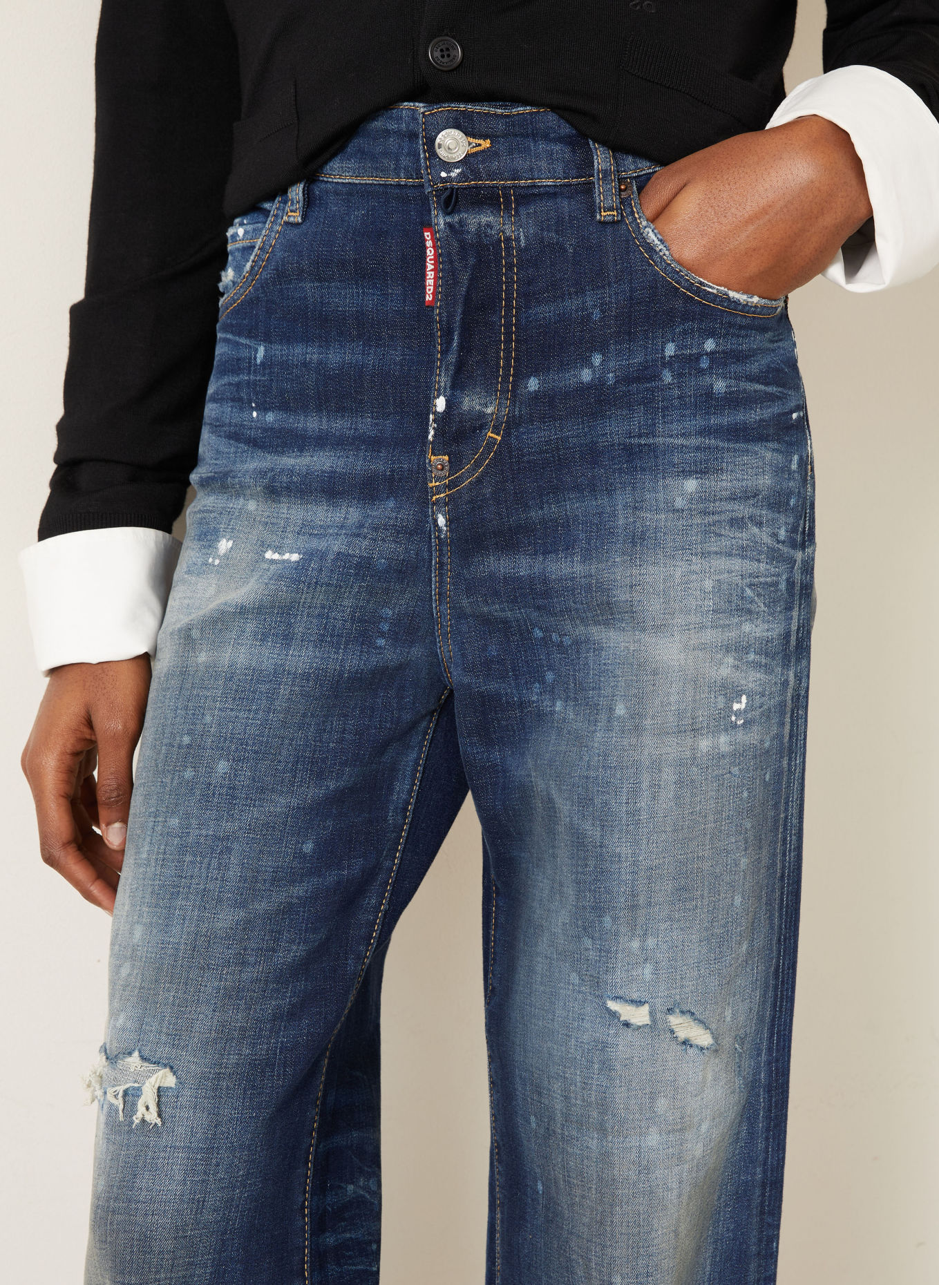 DSQUARED2 Wide-Leg jeans Baggy Jeans: 470 NAVY BLUE