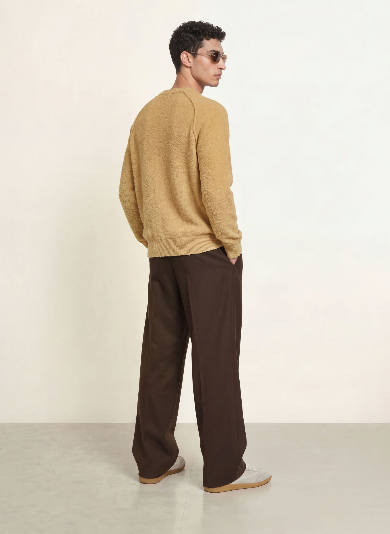 HUGO SAN CHRISTOPHER Sweater: BEIGE