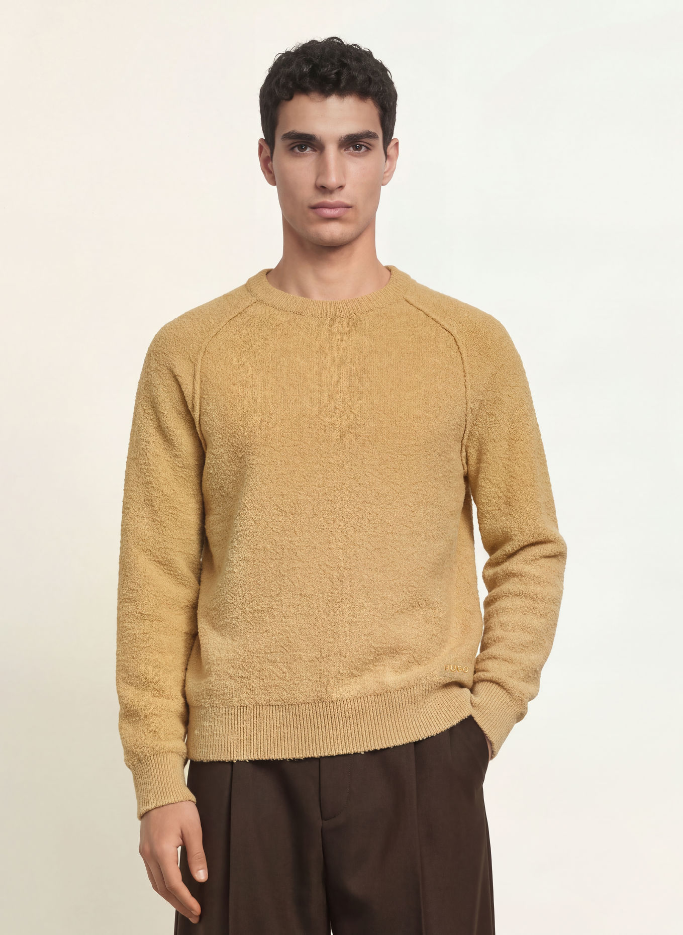 HUGO SAN CHRISTOPHER Sweater: BEIGE