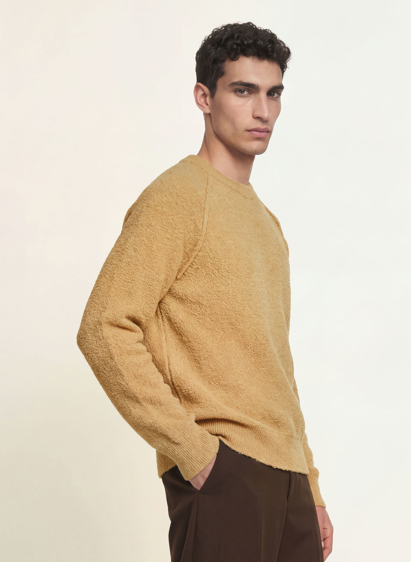 HUGO SAN CHRISTOPHER Sweater: BEIGE