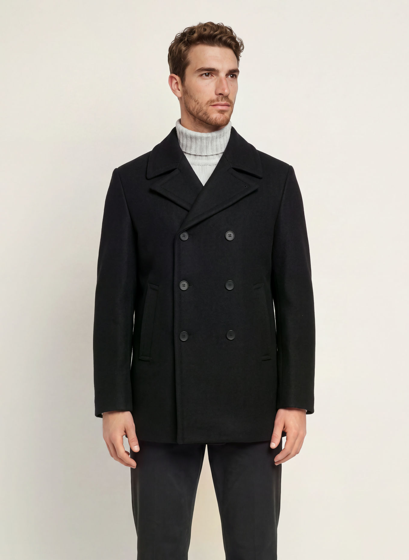 CINQUE Cabanmantel CICHARD: SCHWARZ