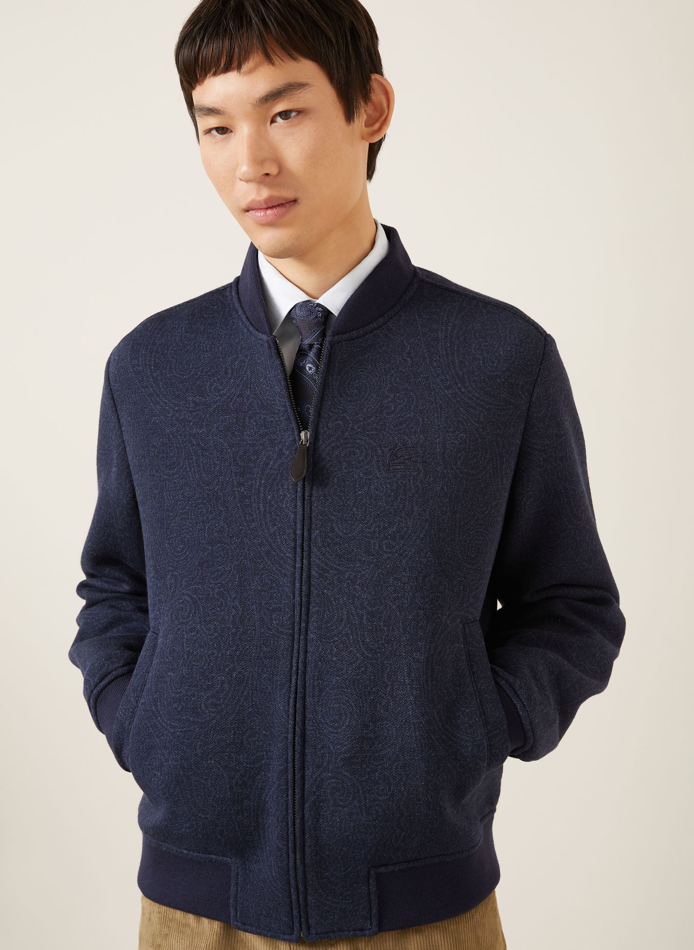ETRO Bomber jacket: DARK BLUE