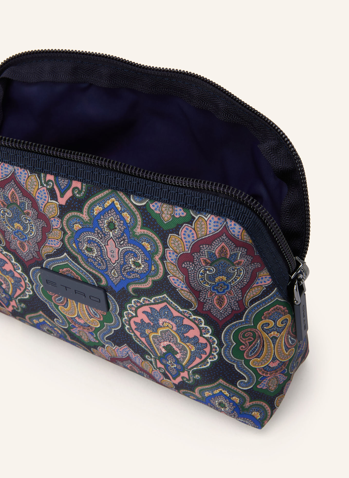 ETRO Makeup bag: DARK BLUE / PINK / DARK GREEN