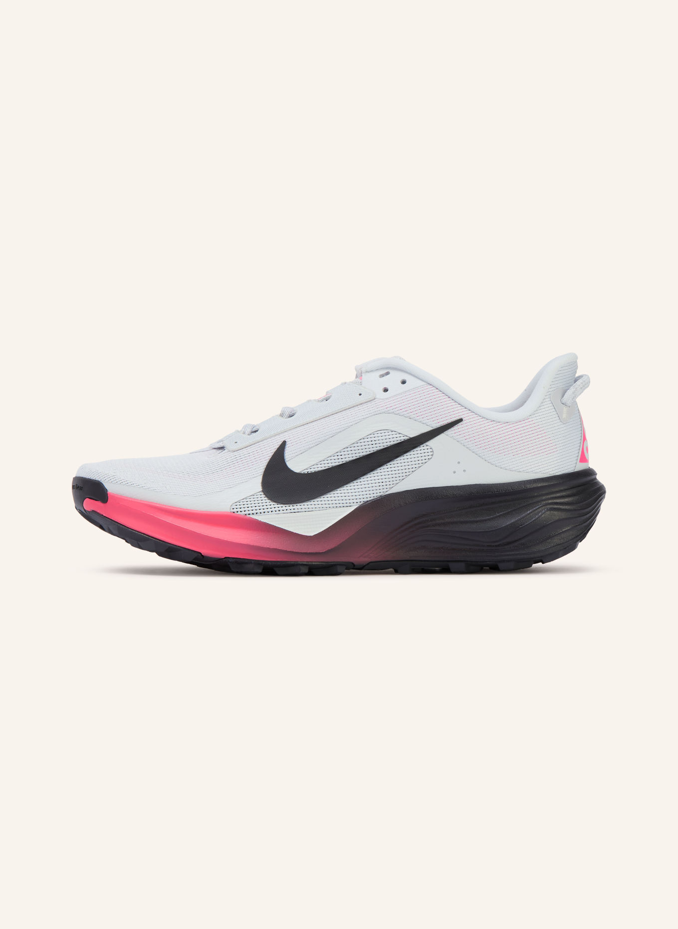 Nike ACG PEGASUS TRAIL Trail running shoes: LIGHT GRAY / NEON PINK / BLACK