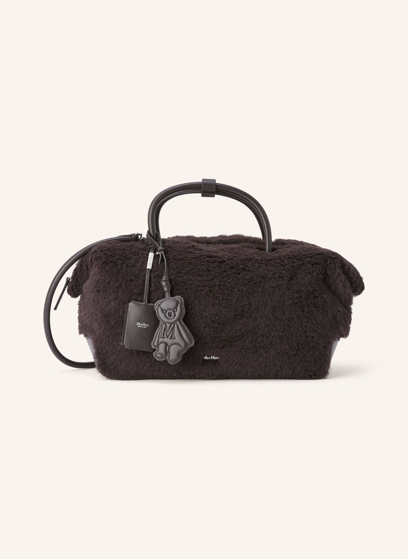 Max Mara TEDDYHOLDAL Handbag: DARK BROWN