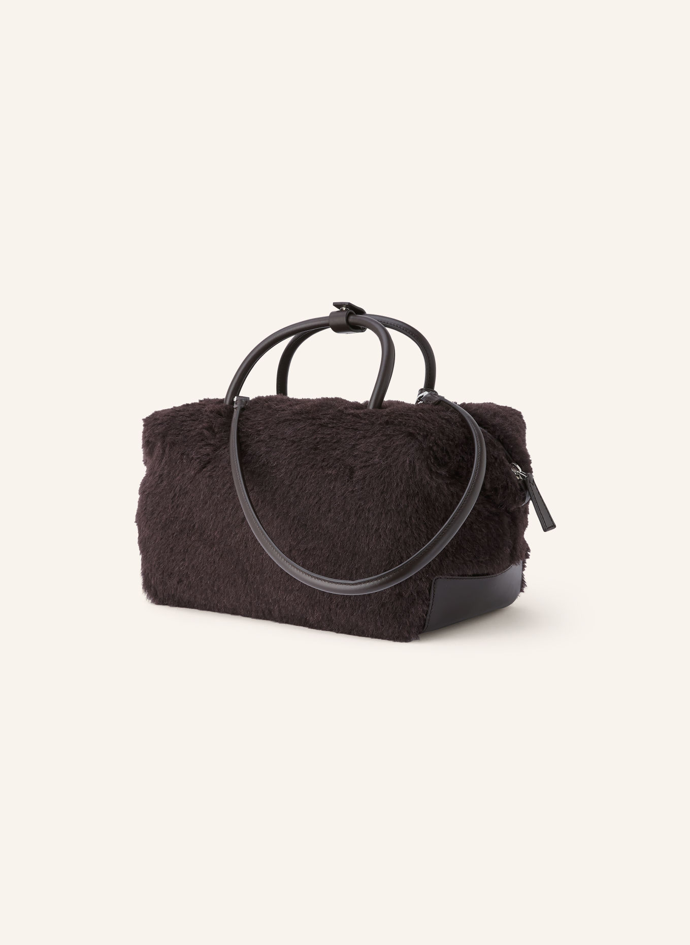 Max Mara TEDDYHOLDAL Handbag: DARK BROWN