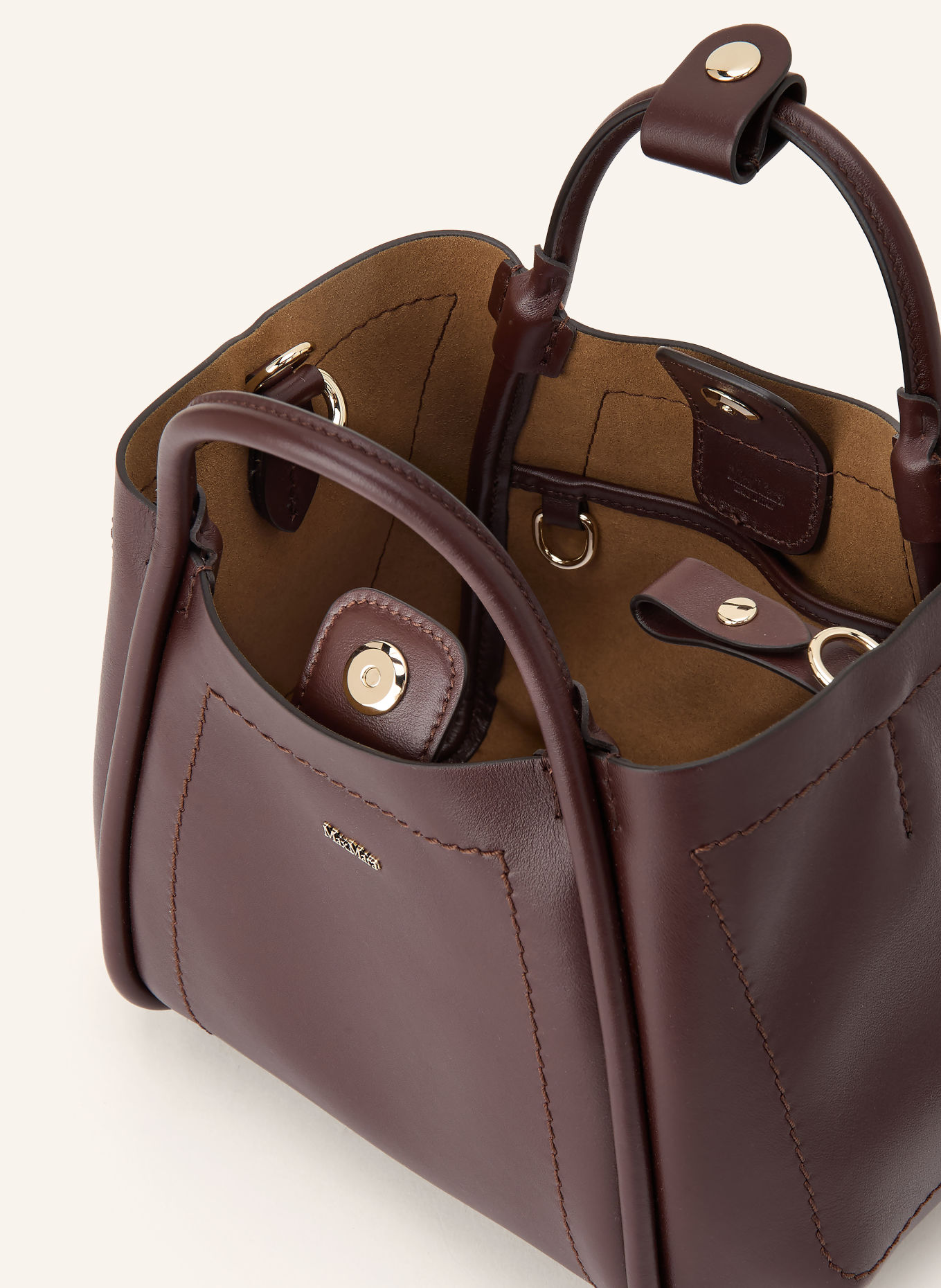 Max Mara MARINE EXTRA SMALL Handbag: DARK BROWN