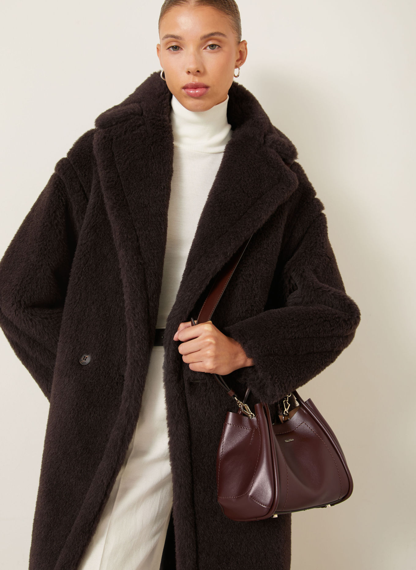 Max Mara MARINE EXTRA SMALL Handbag: DARK BROWN