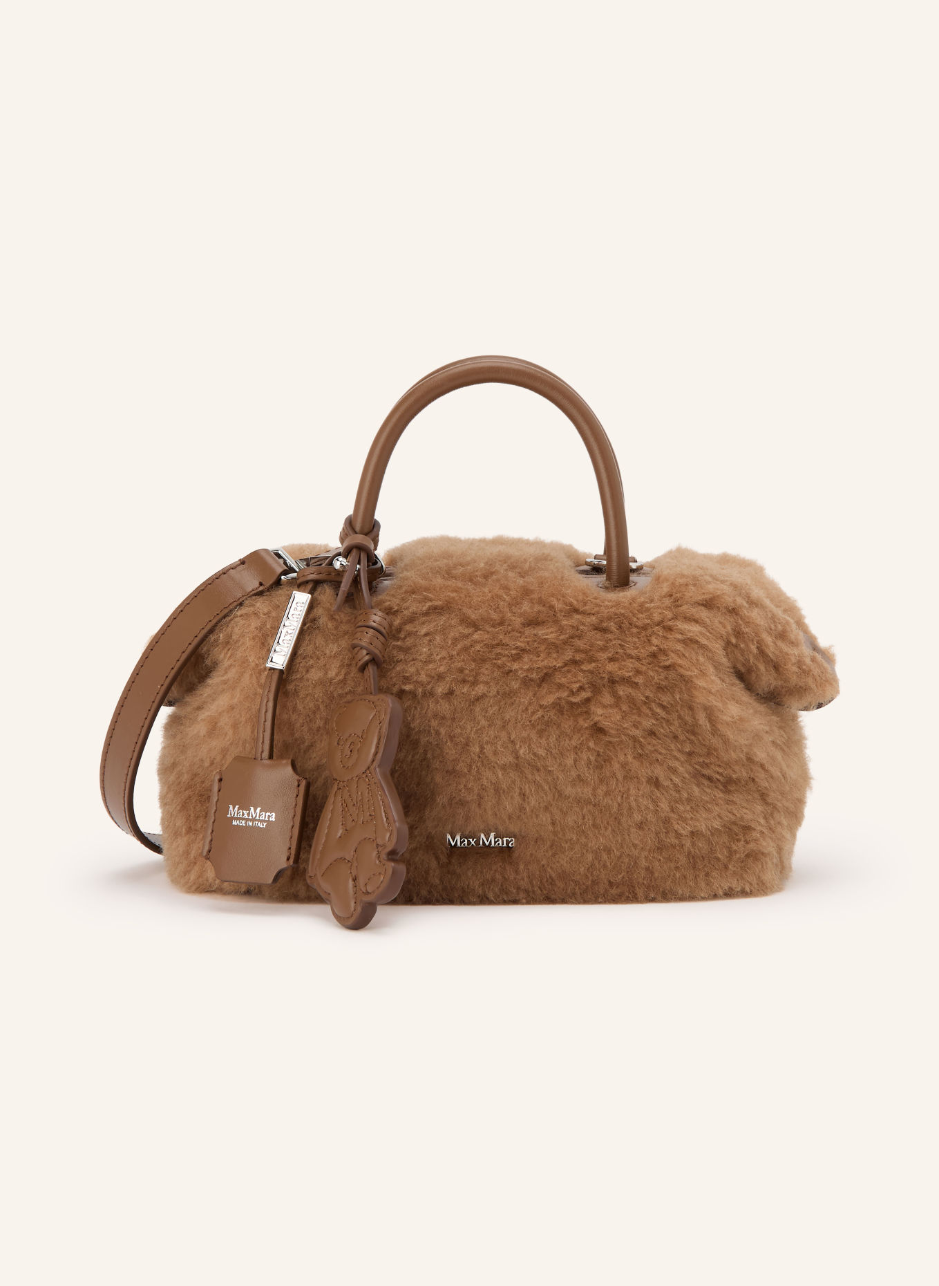 Max Mara Handtasche TEDDYHOLDAL SMALL: HELLBRAUN / BRAUN