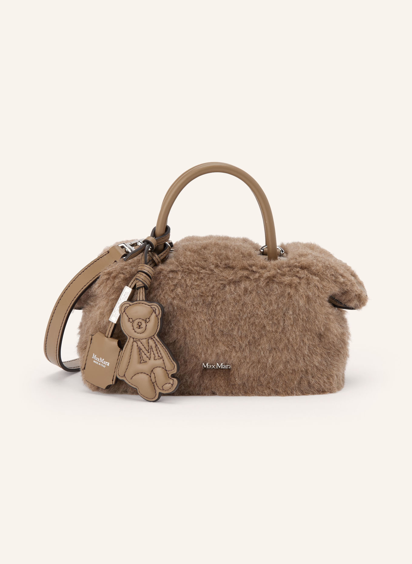 Max Mara Handtasche TEDHOLDALLS4: TAUPE / SILBER