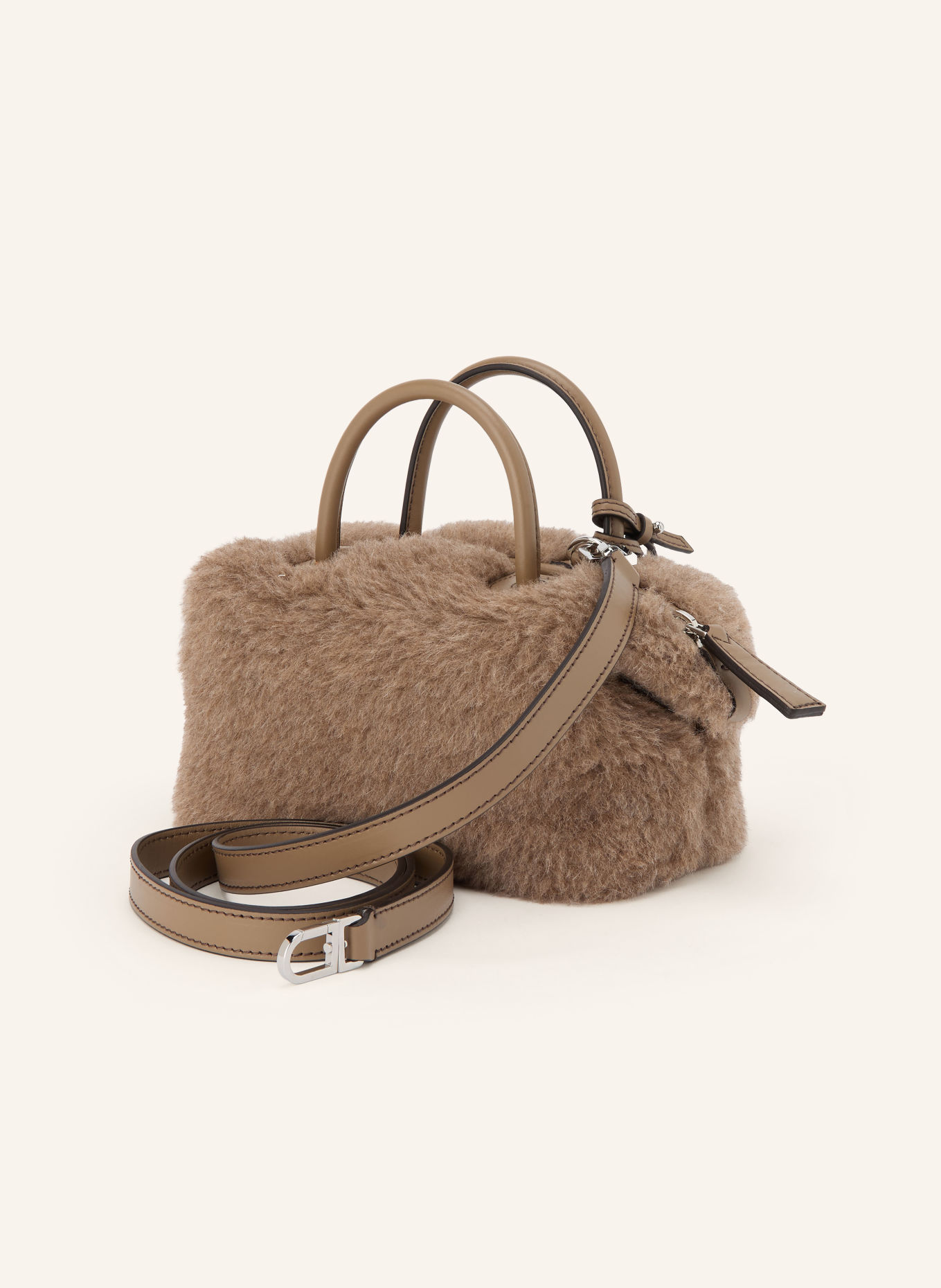 Max Mara Handtasche TEDHOLDALLS4: TAUPE / SILBER