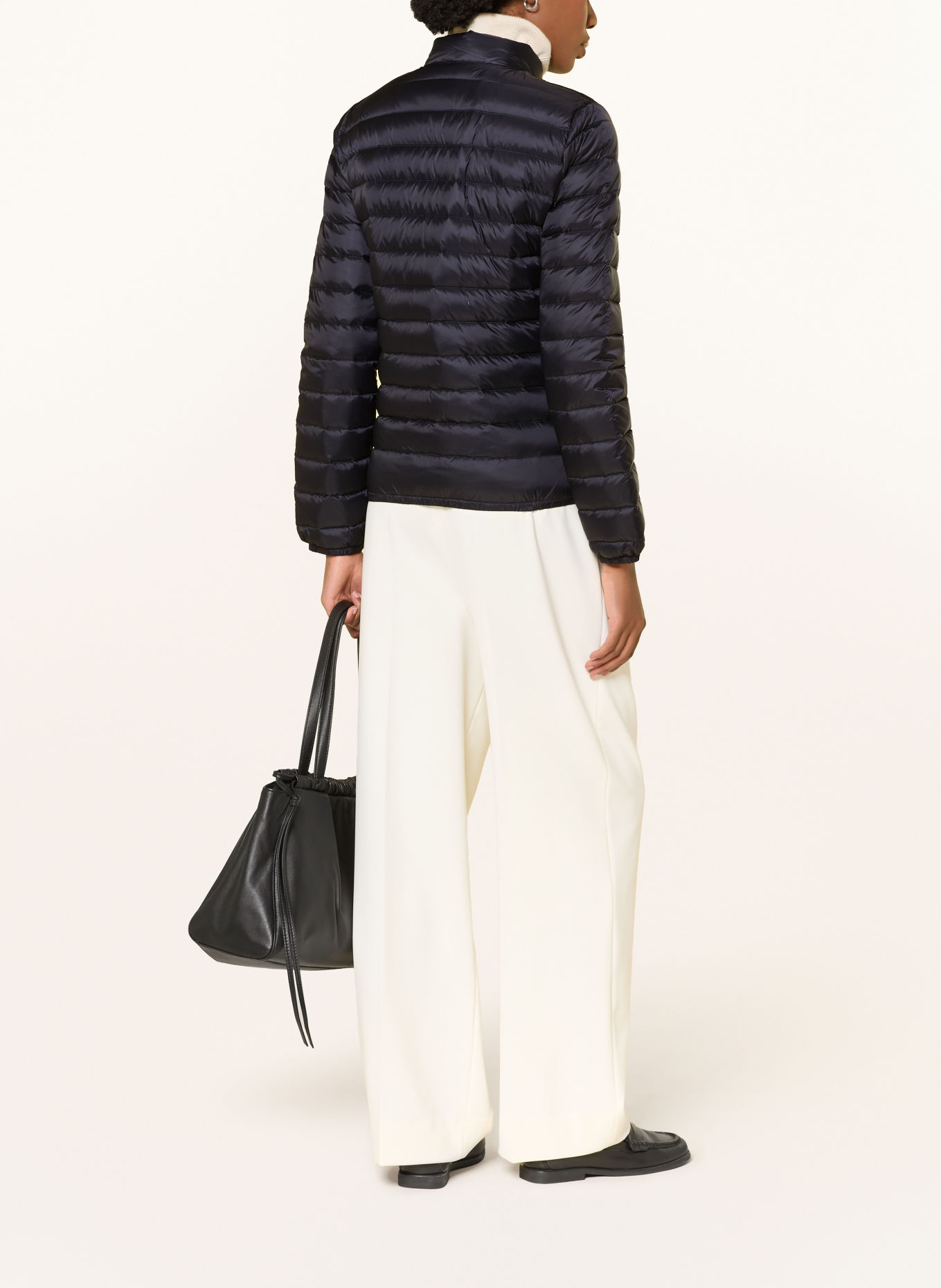 SPORTALM Reversible down jacket: DARK BLUE / WHITE