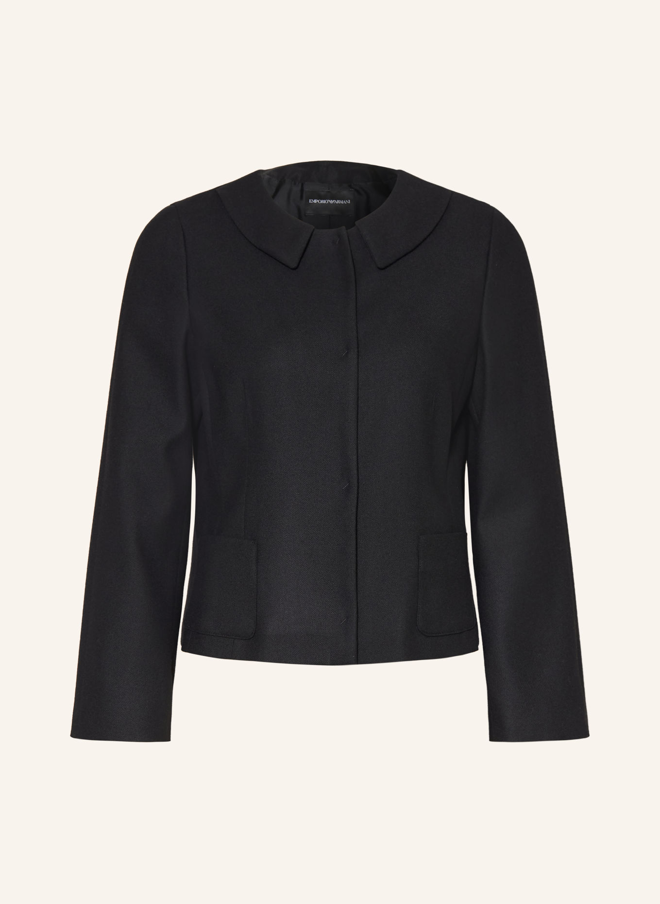 EMPORIO ARMANI Jacket: BLACK