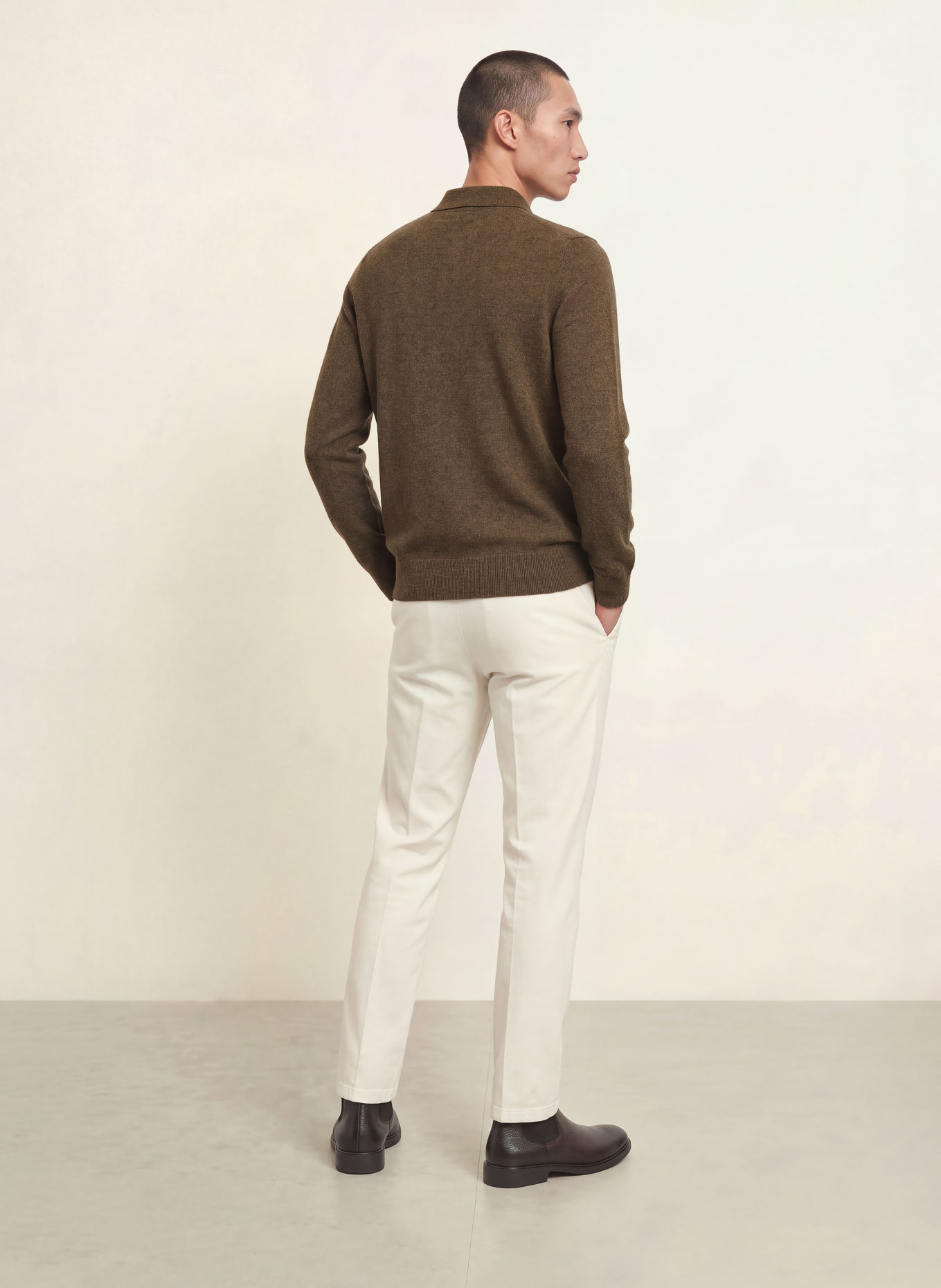 CHAS Cashmere-Pullover: DUNKELBRAUN