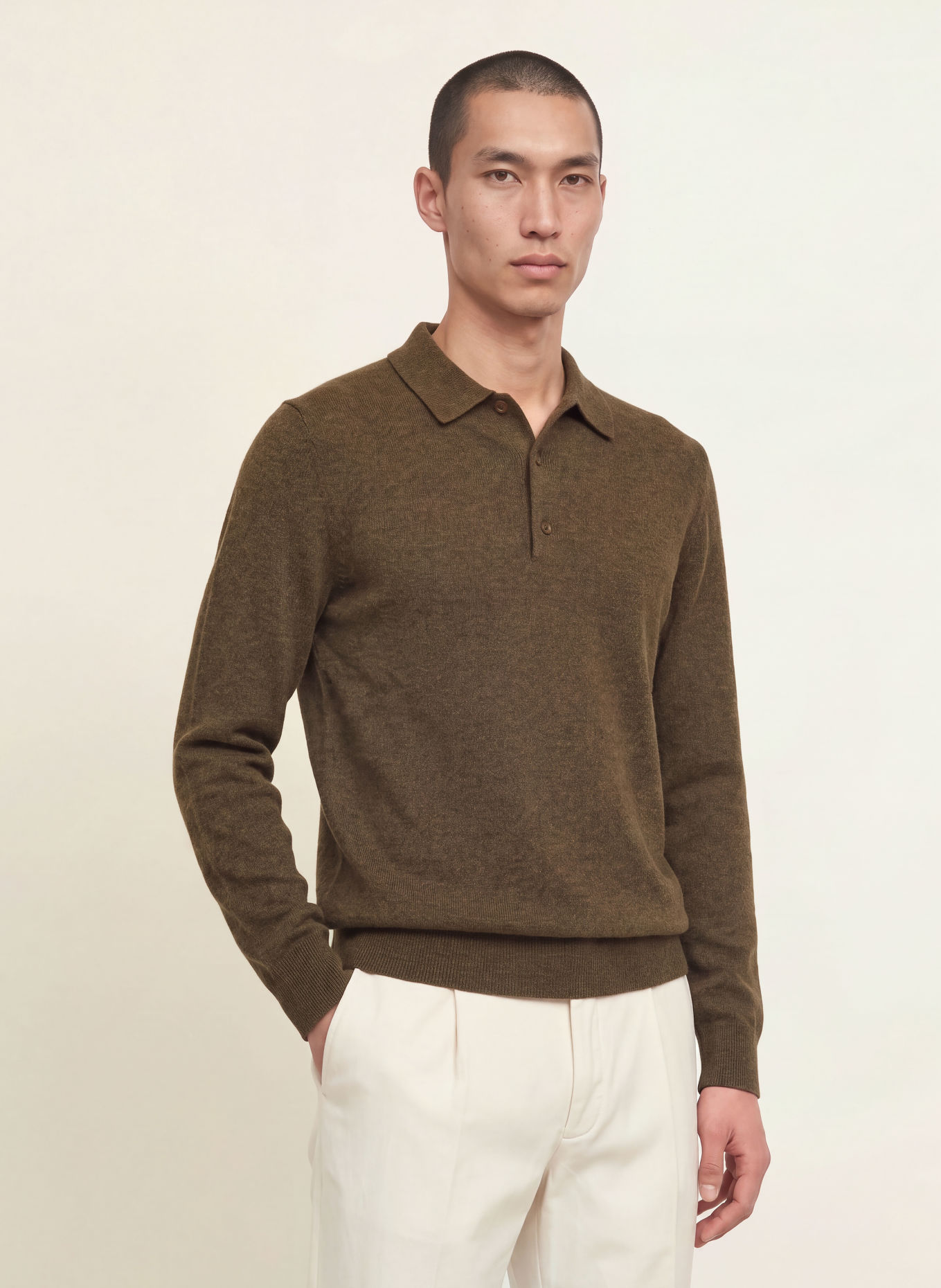 CHAS Cashmere-Pullover: DUNKELBRAUN
