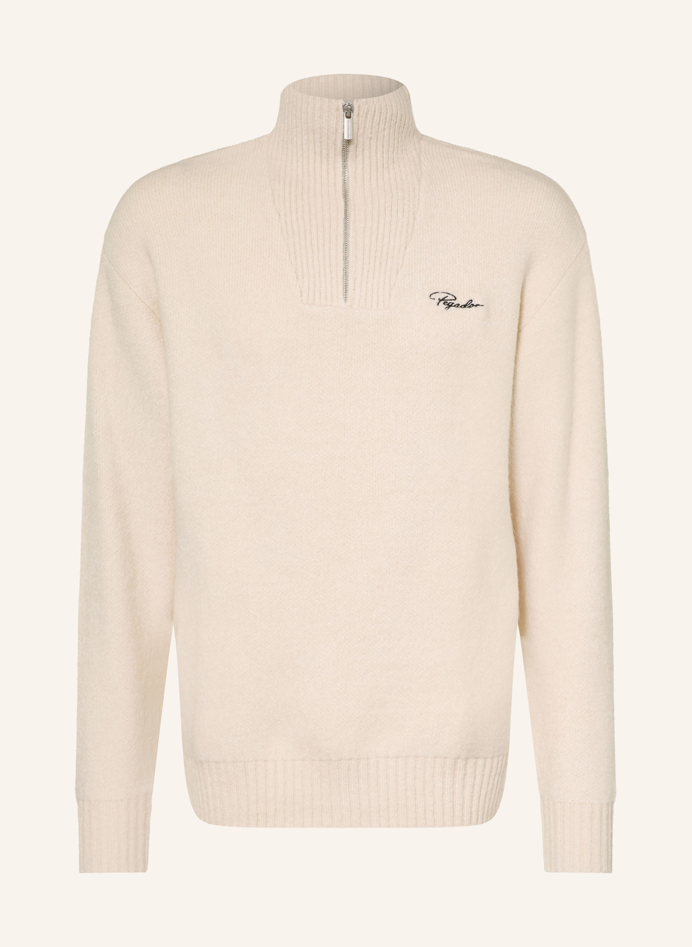 PEGADOR Pull col zippé GILMONDE: CRÈME