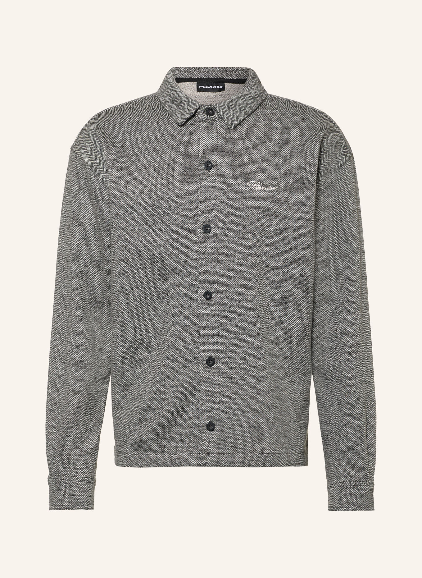 PEGADOR TIVOLI Jersey Shirt, Oversized Fit: BLACK / WHITE