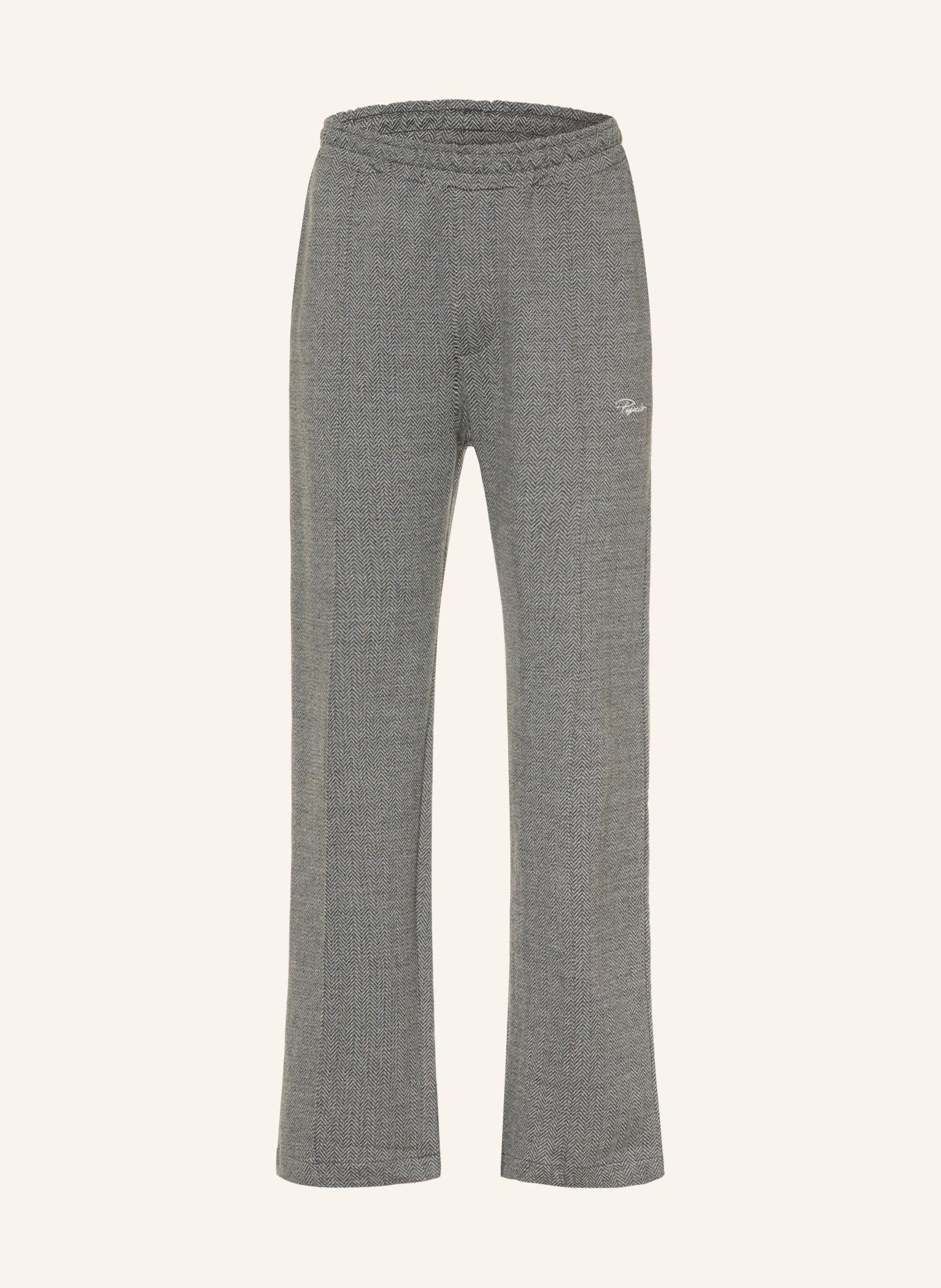PEGADOR TIVOLI Jogging-style trousers: DARK GRAY / WHITE