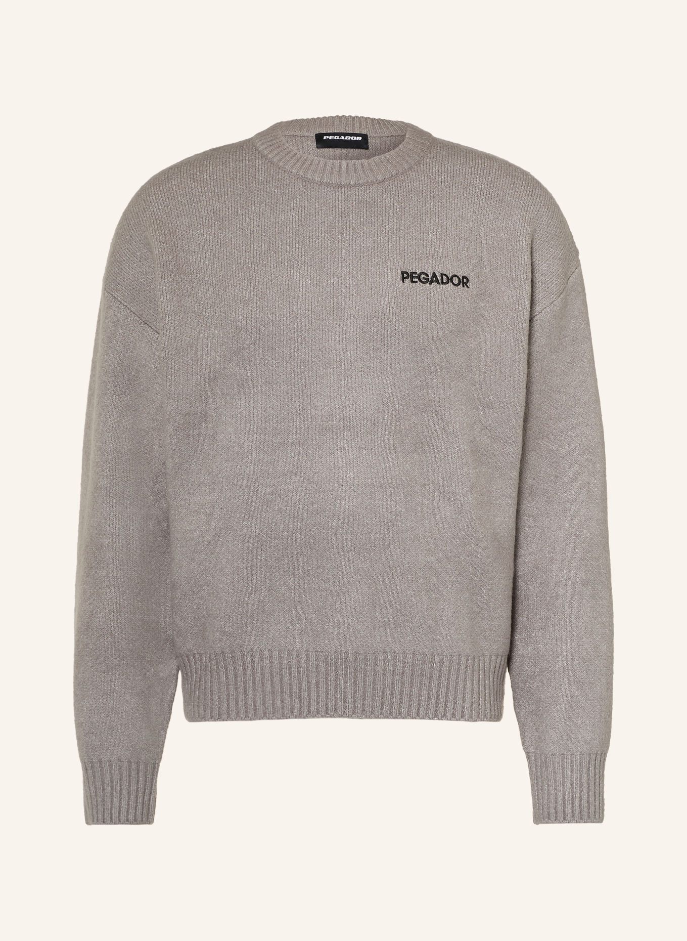 PEGADOR LUKA Oversized Sweater: GRAY